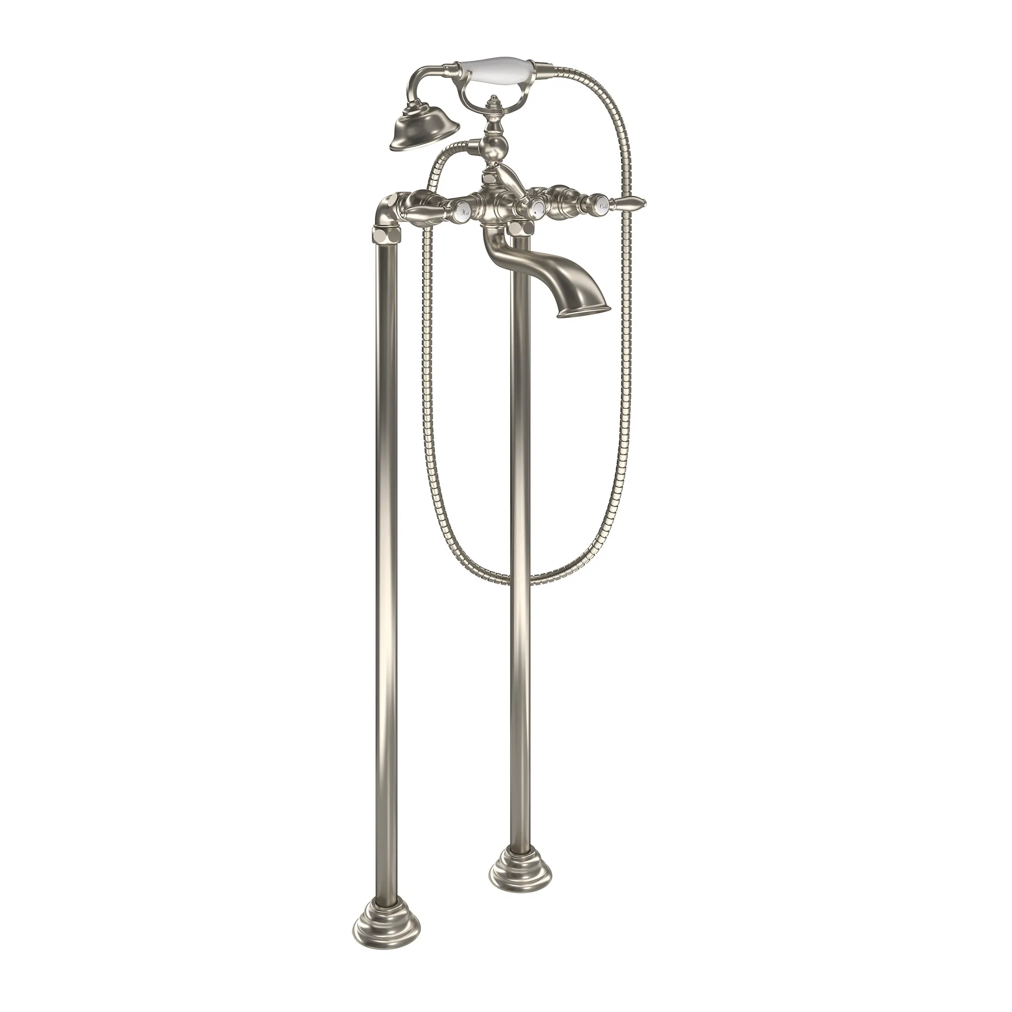 Weymouth Two-Handle Tub Filler including Handheld Shower - Image 16