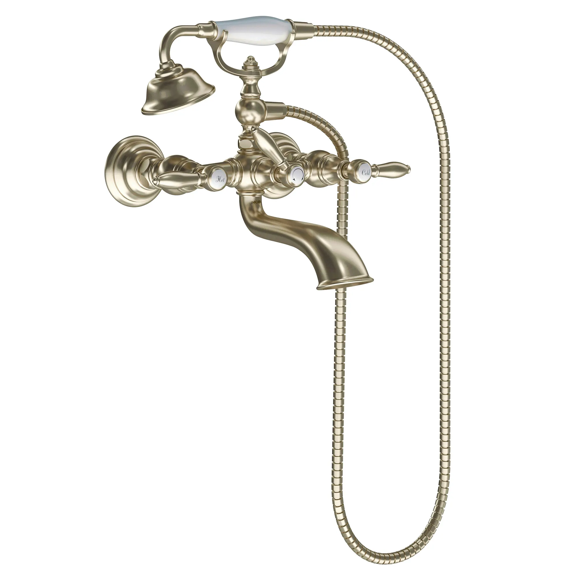Weymouth Two-Handle Tub Filler including Handheld Shower - Image 17