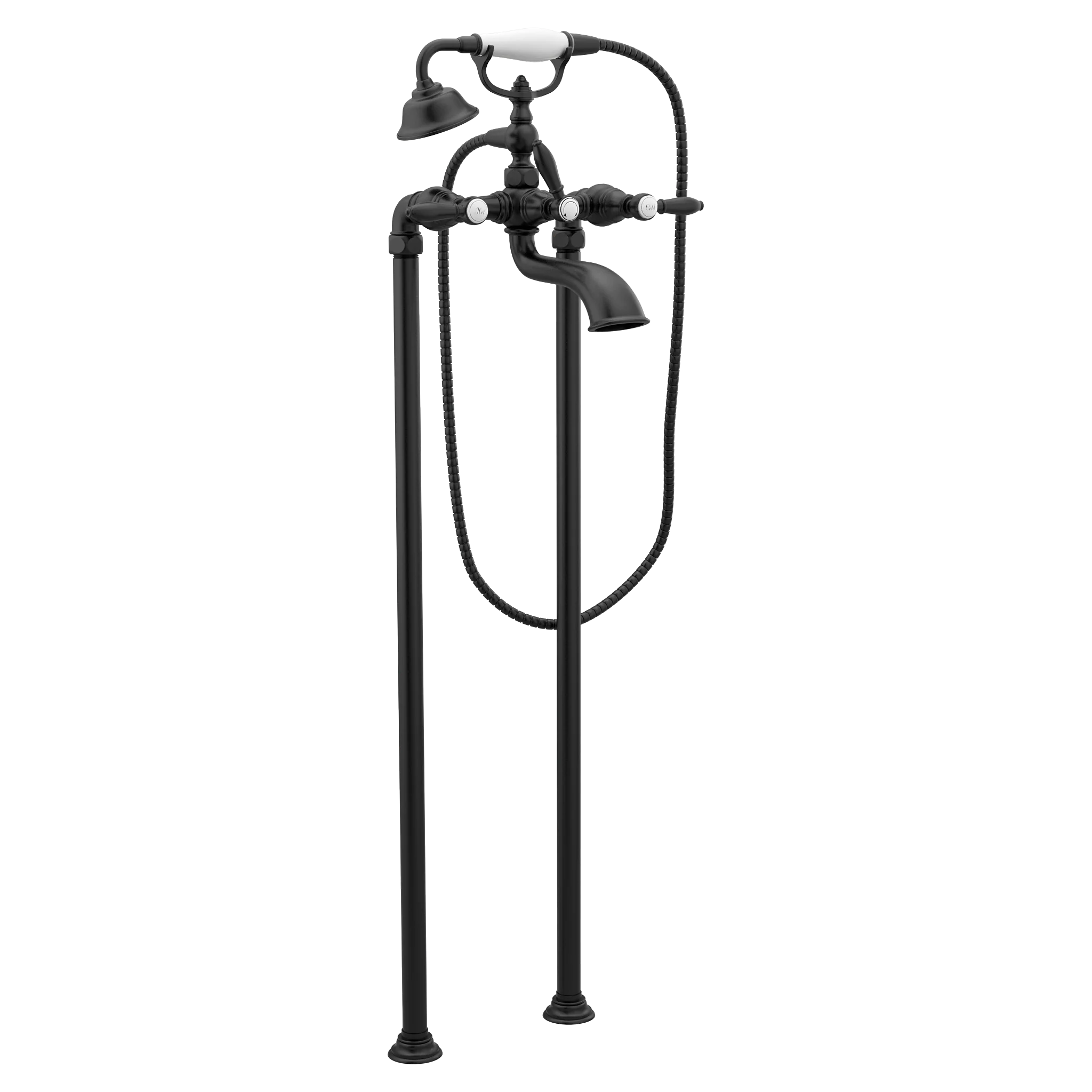 Weymouth Two-Handle Tub Filler including Handheld Shower - Image 4