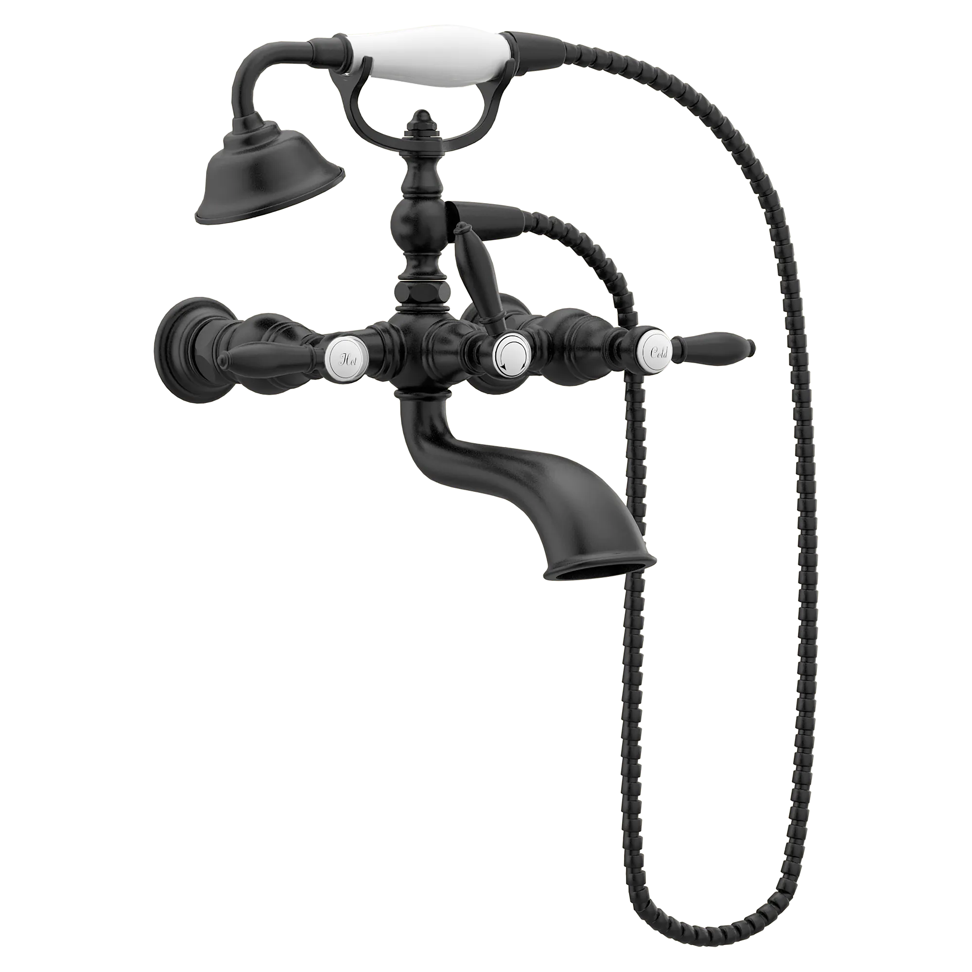 Weymouth Two-Handle Tub Filler including Handheld Shower - Image 5