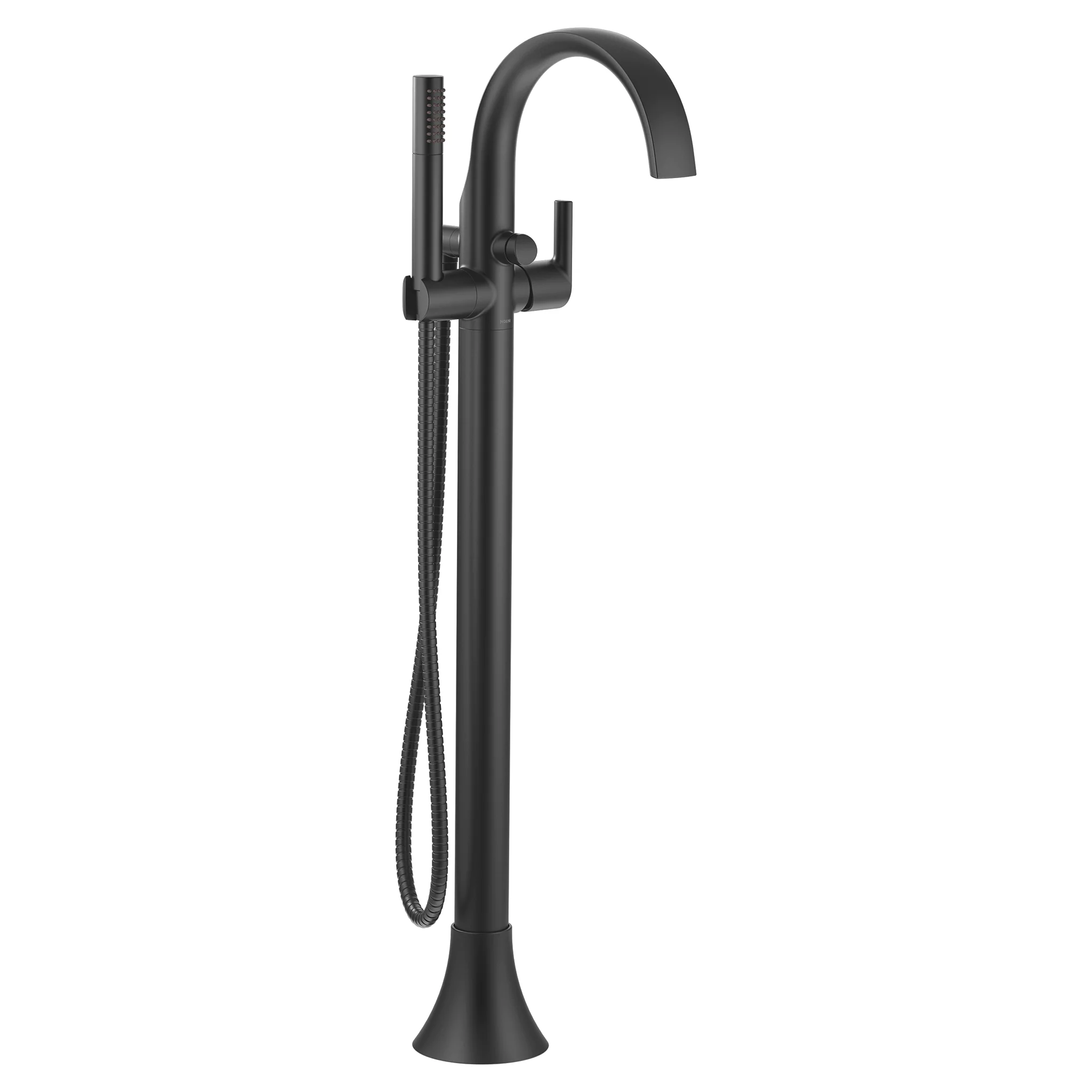 Doux Chrome One-Handle Tub Filler including Handheld Shower - Image 4