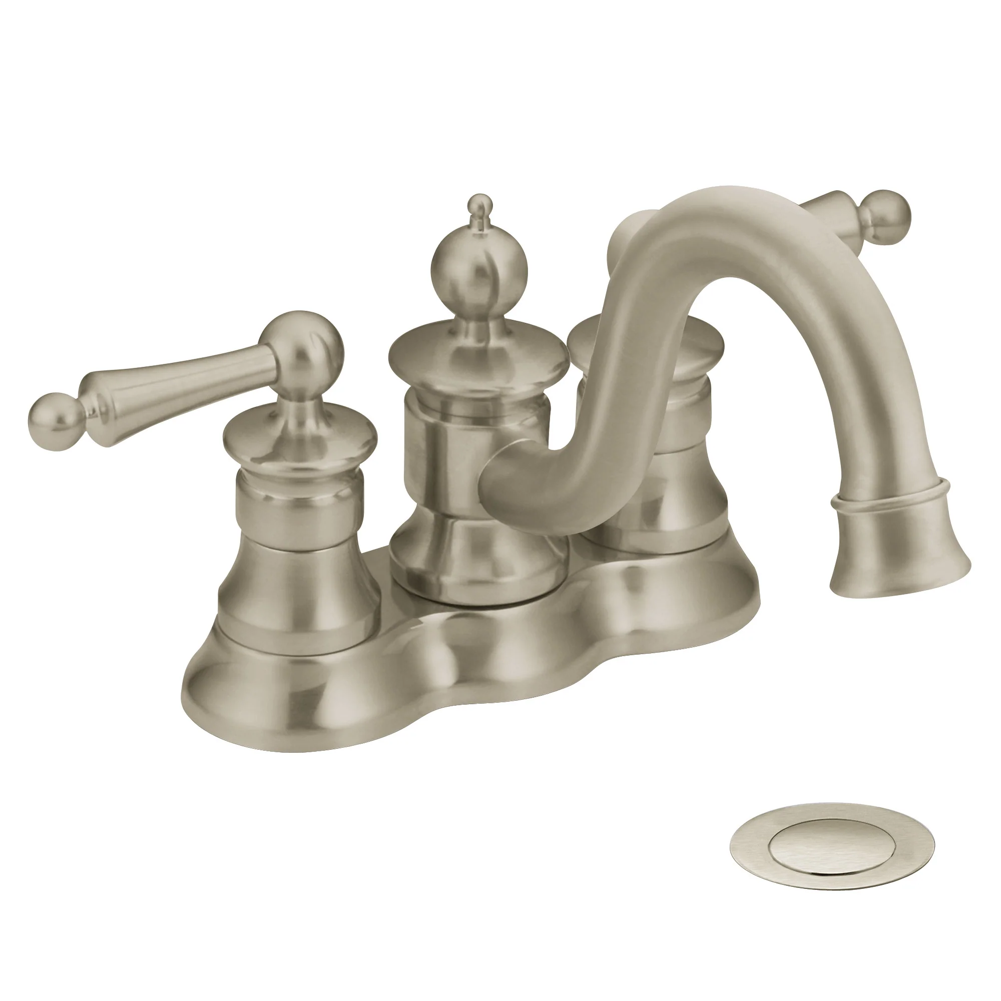 Waterhill Chrome two-handle high arc bathroom faucet - Image 10