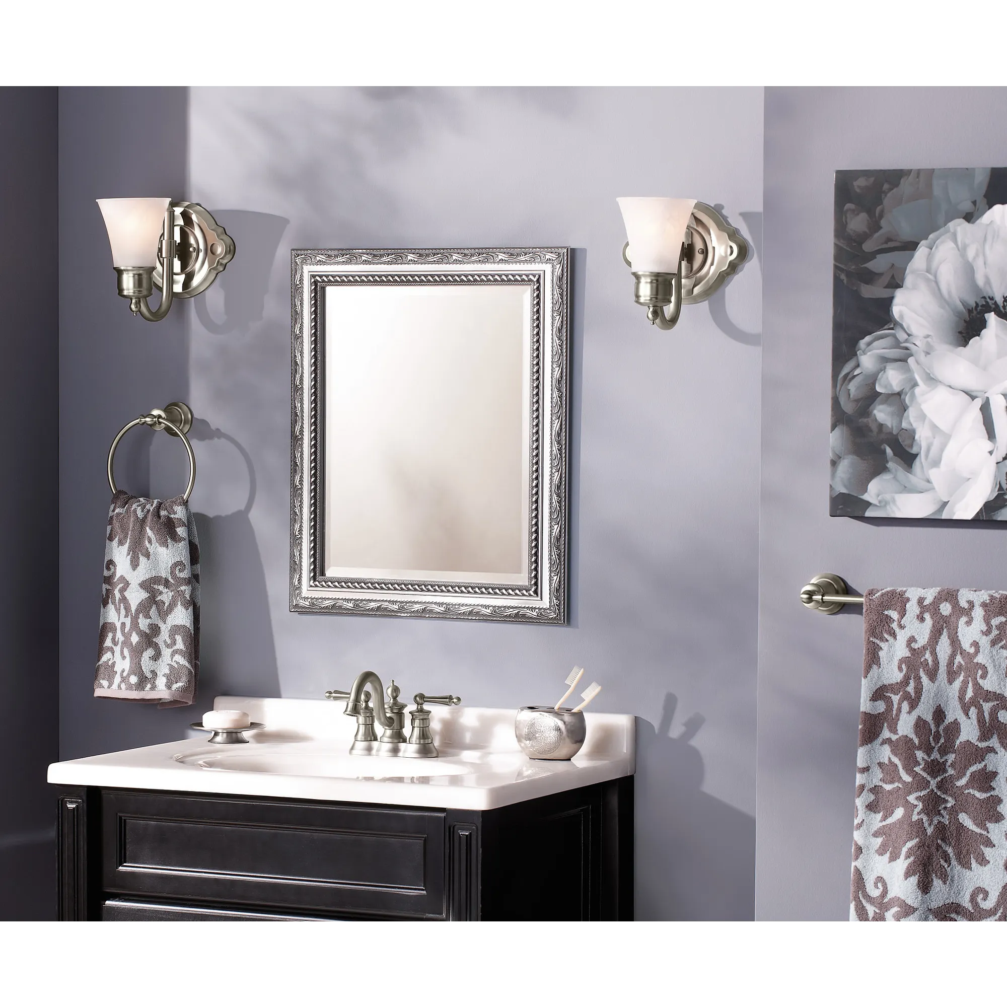 Waterhill Chrome two-handle high arc bathroom faucet - Image 11