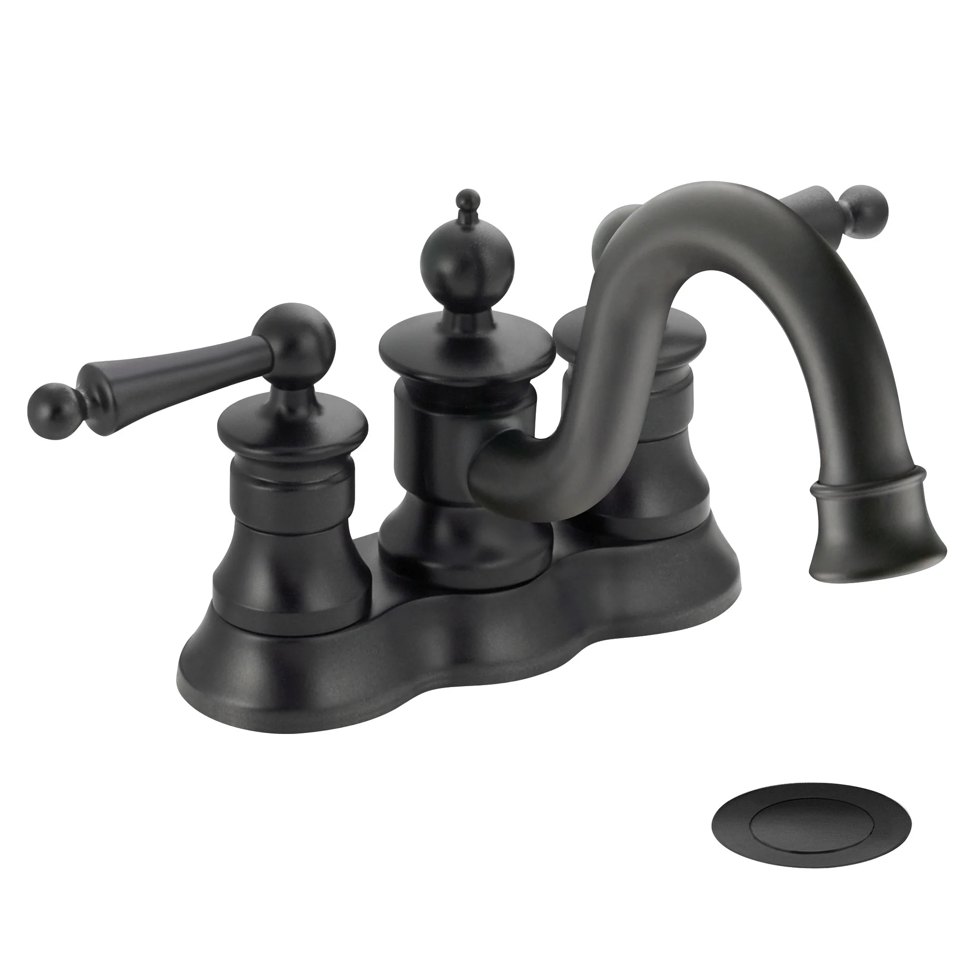 Waterhill Chrome two-handle high arc bathroom faucet - Image 8