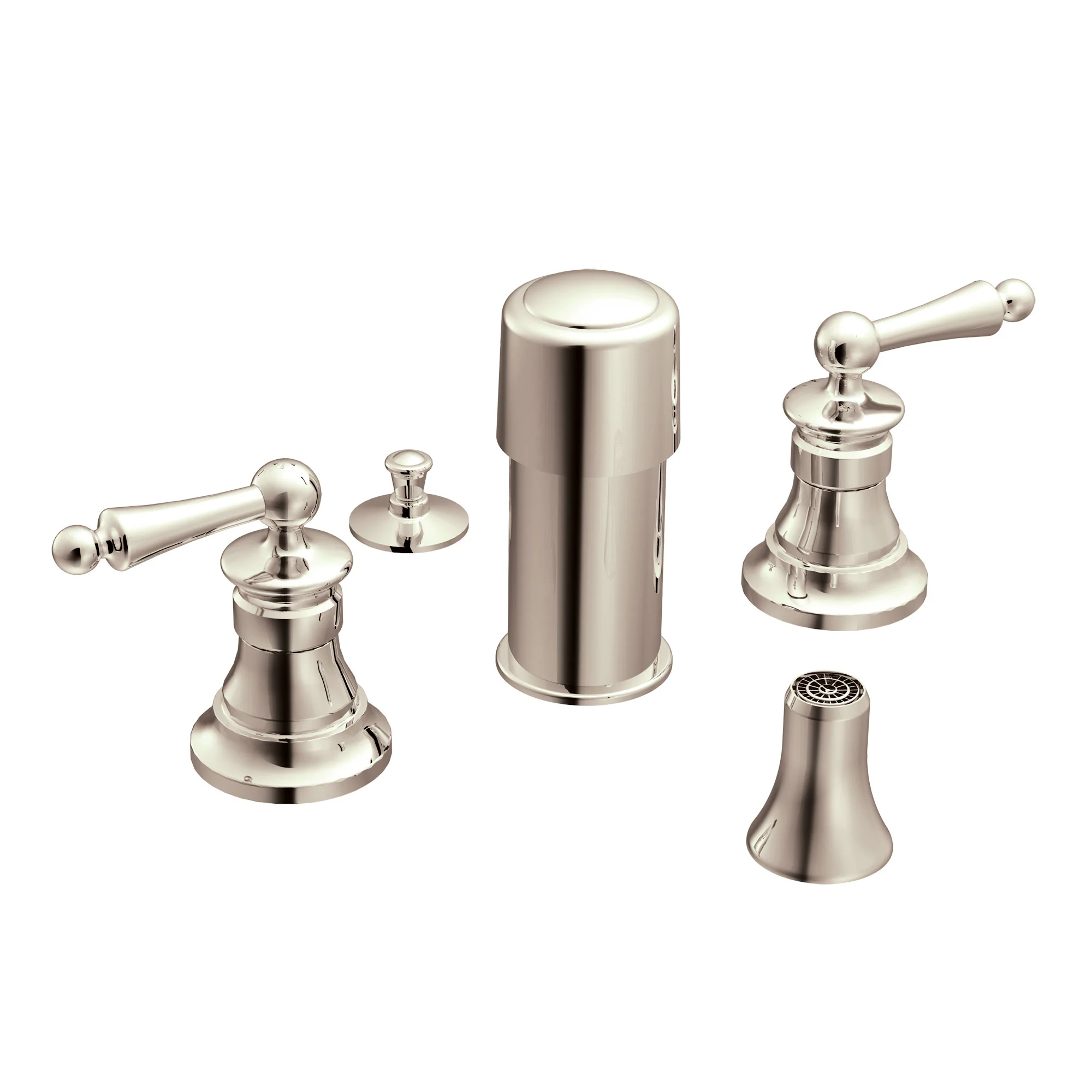 Waterhill Chrome two-handle bidet faucet - Image 3