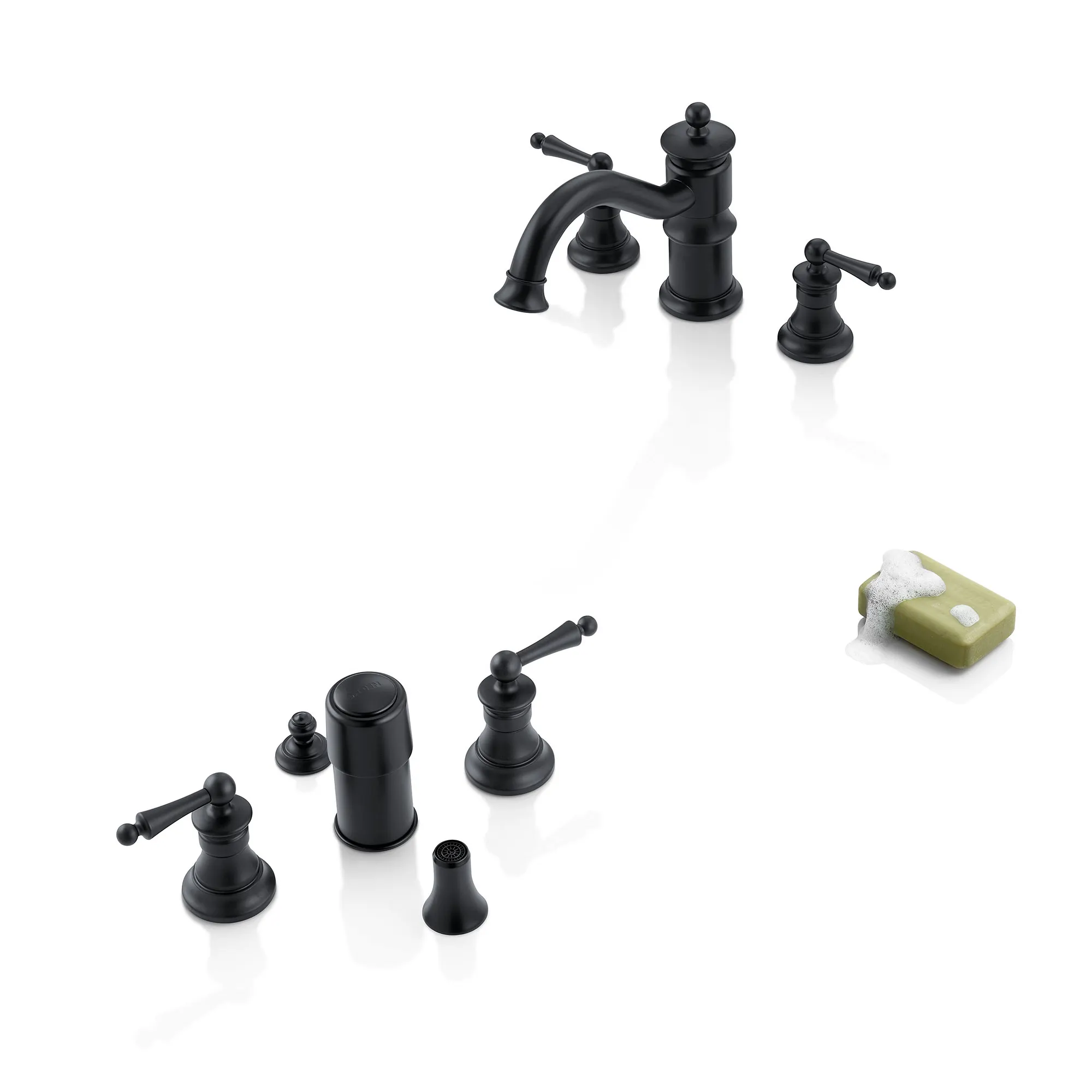 Waterhill Chrome two-handle bidet faucet - Image 8