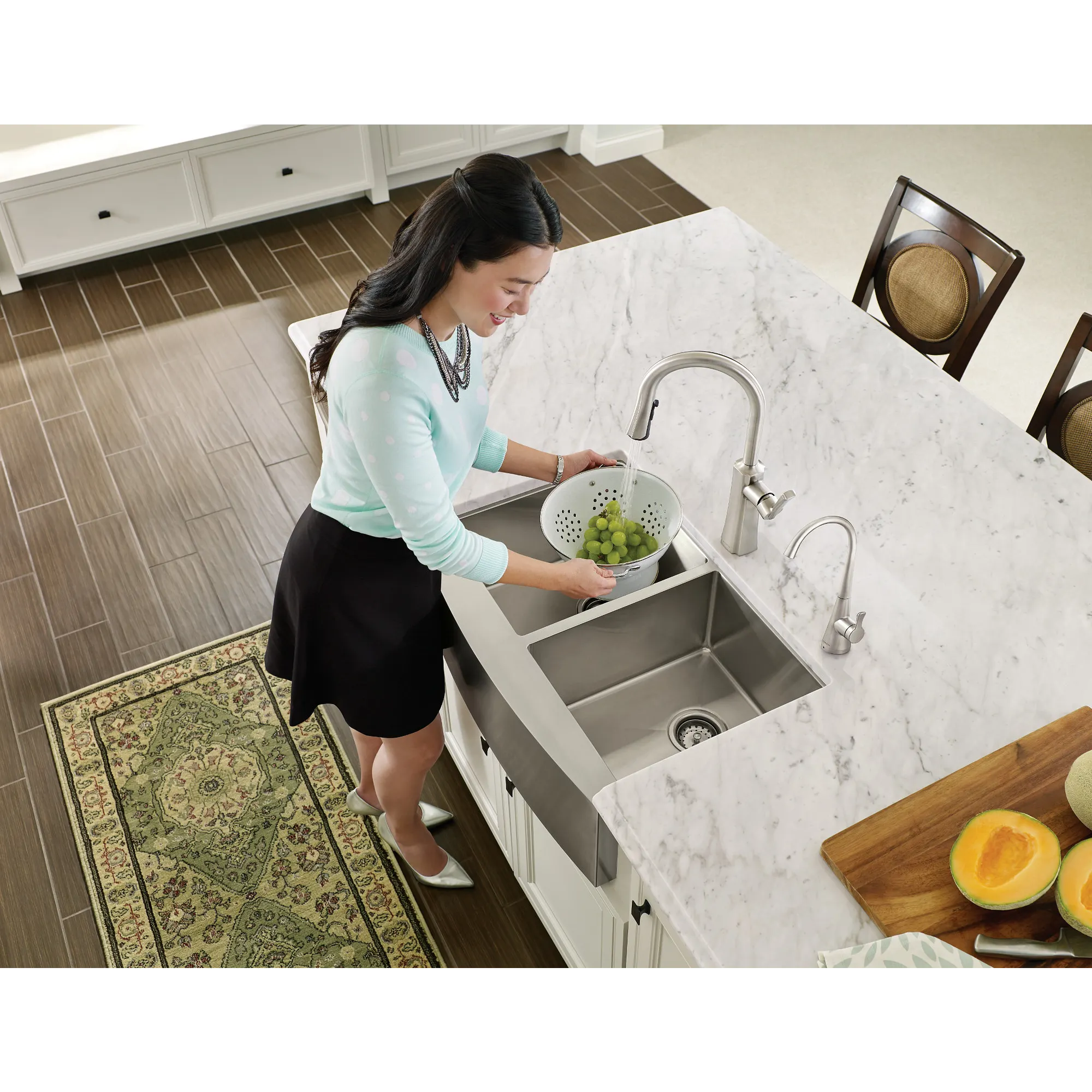Sip Transitional Chrome One-Handle High Arc Beverage Faucet - Image 13
