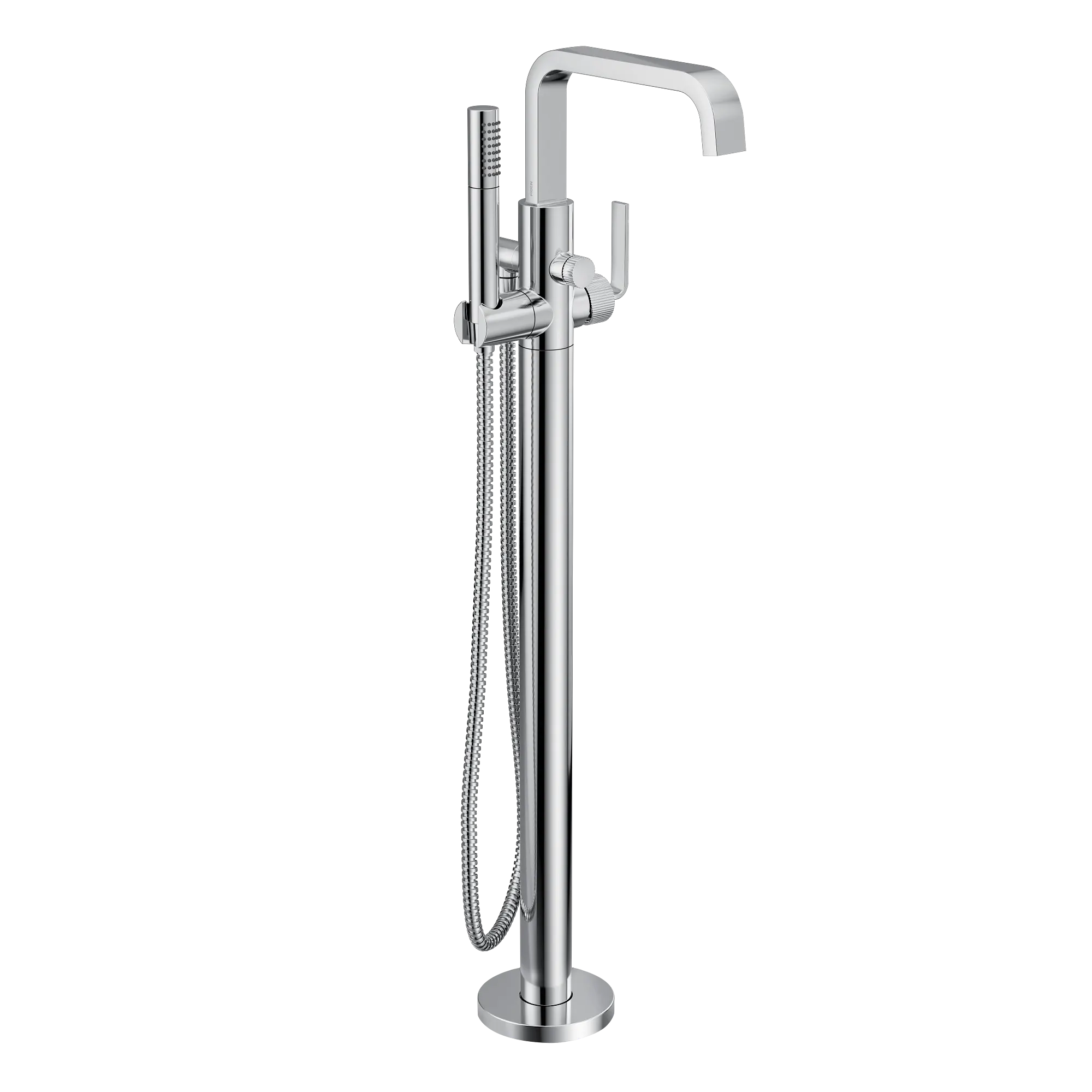 Cambium Chrome one-handle tub filler includes hand shower - Image 2