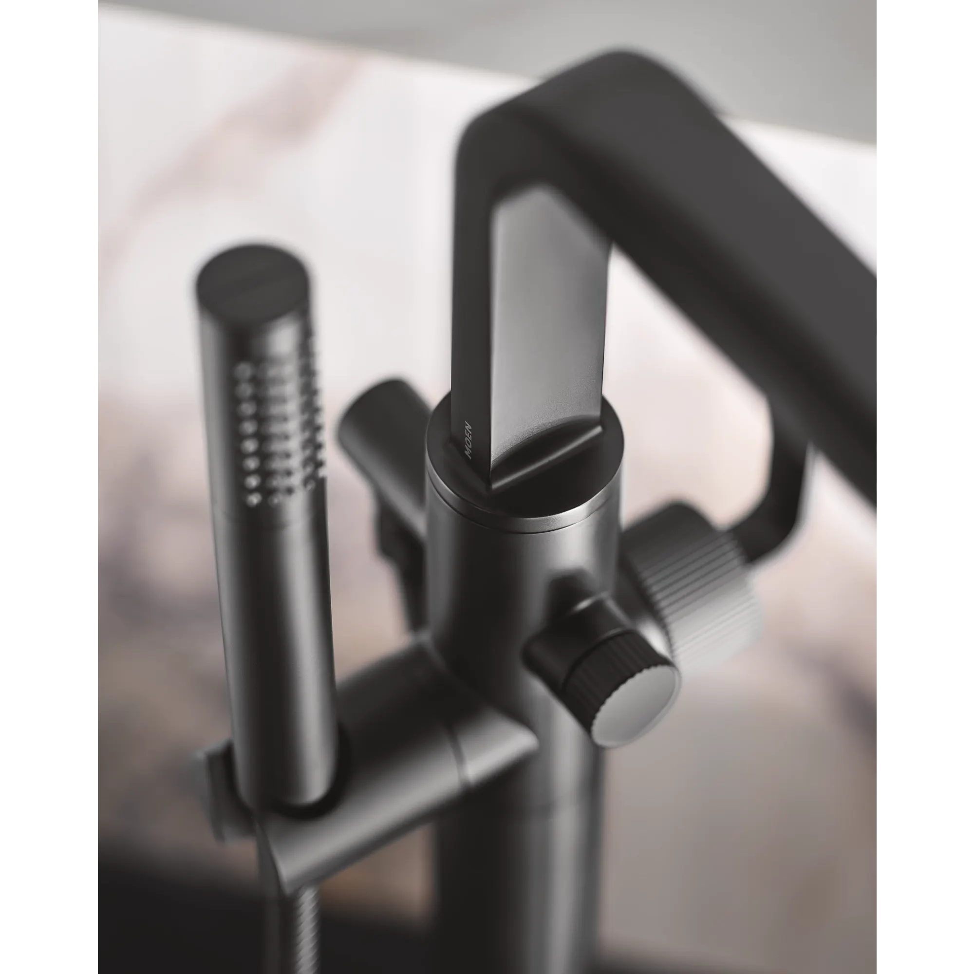 Cambium Chrome one-handle tub filler includes hand shower - Image 8