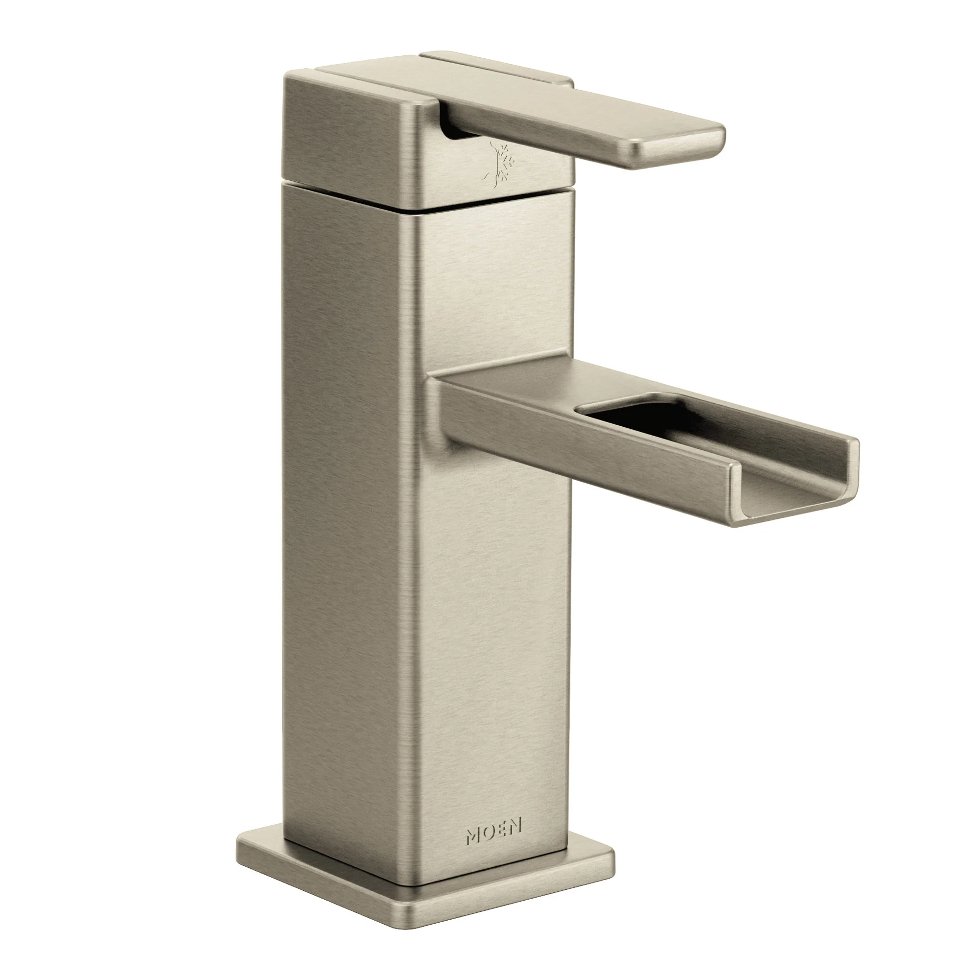 90 Degree Chrome One-Handle Open Waterway Bathroom Faucet - Image 6