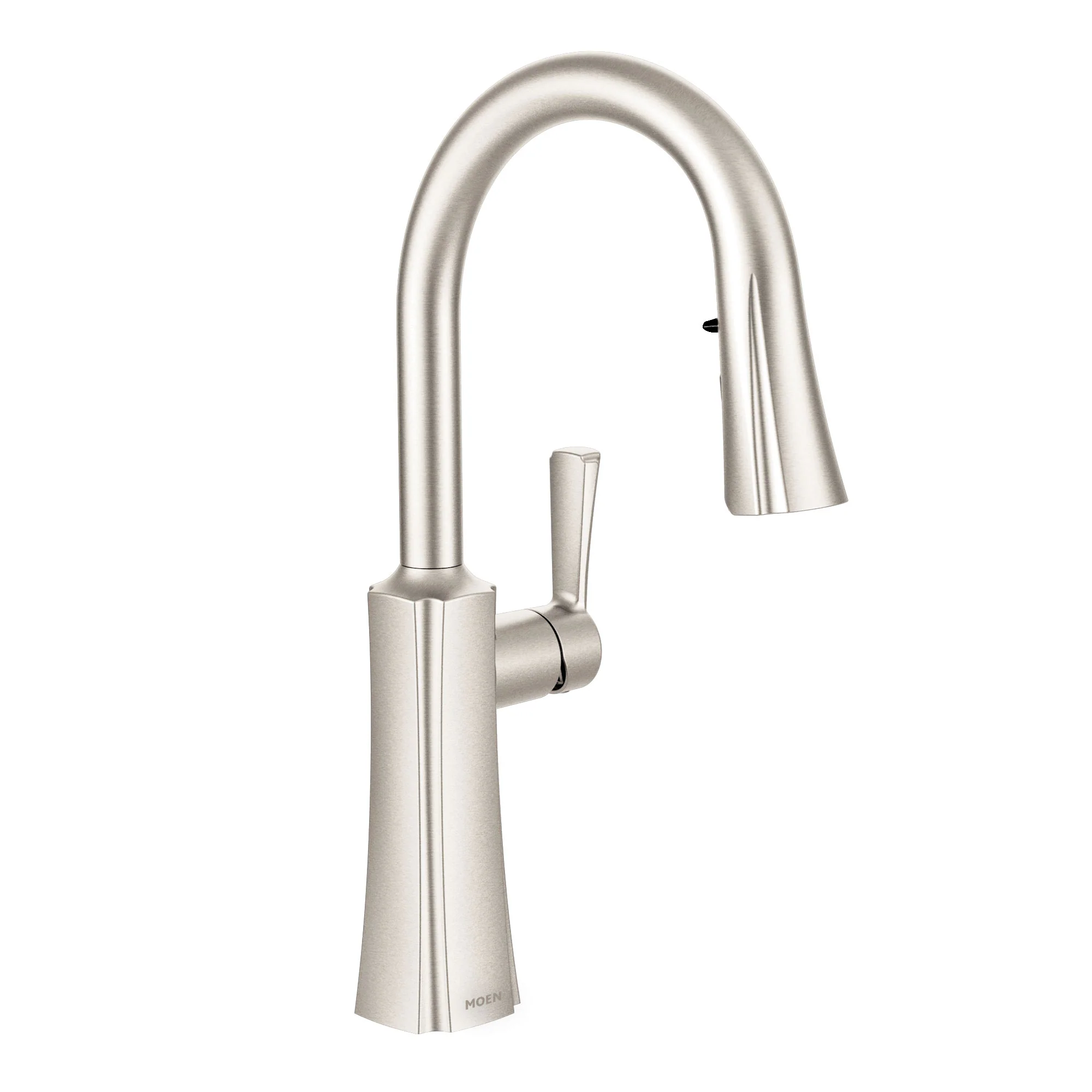 Etch Chrome One-Handle High Arc Pulldown Kitchen Faucet - Image 6