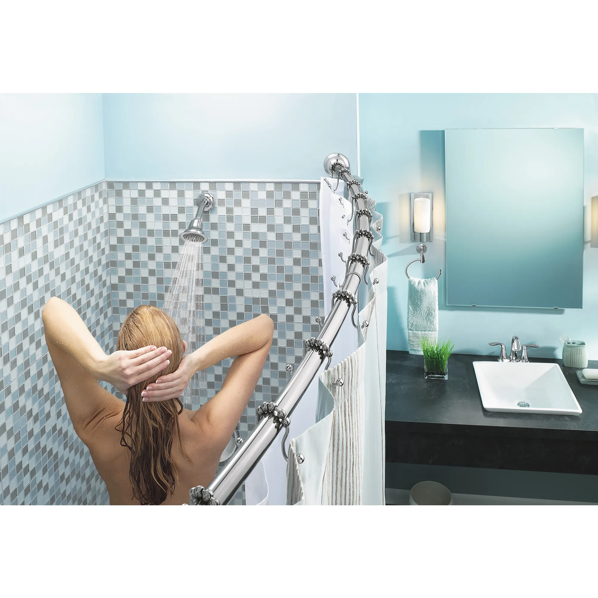 Moen Chrome Shower Curtain Rings - Image 14