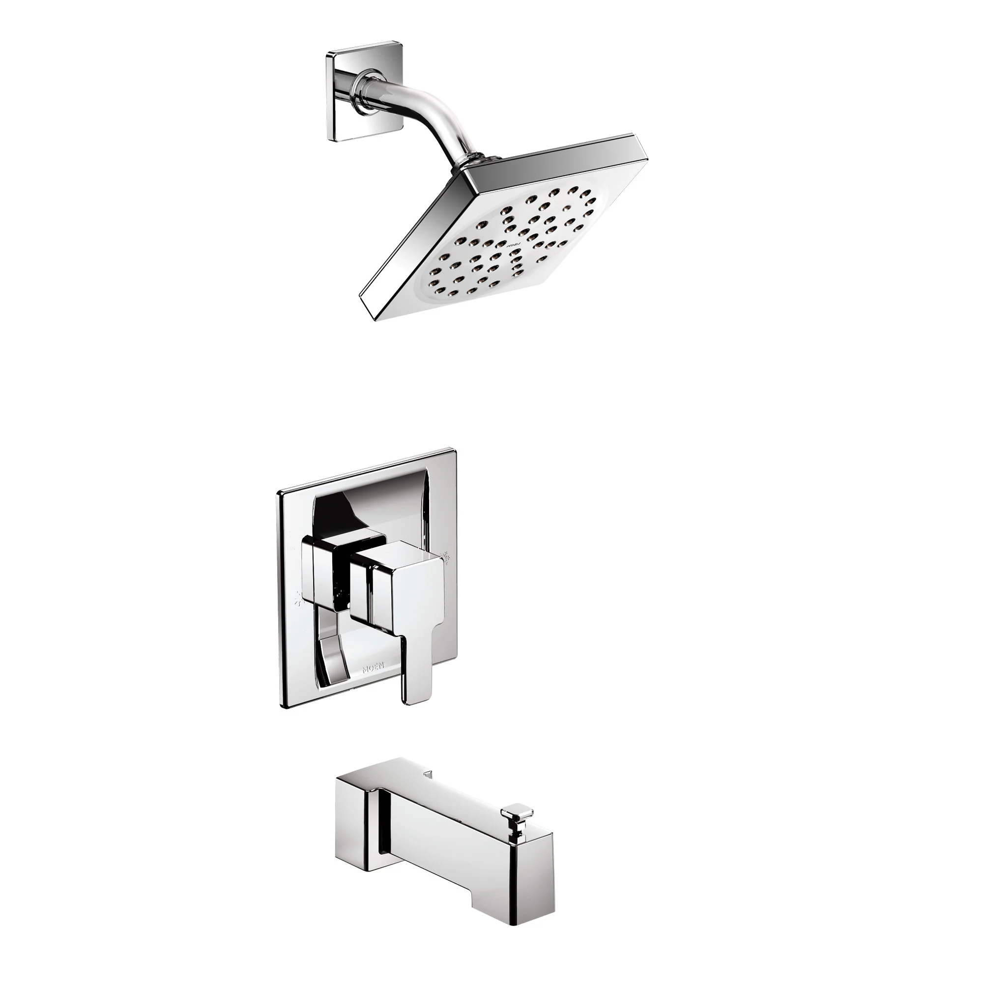 90 Degree Chrome Moentrol(R) tub/shower