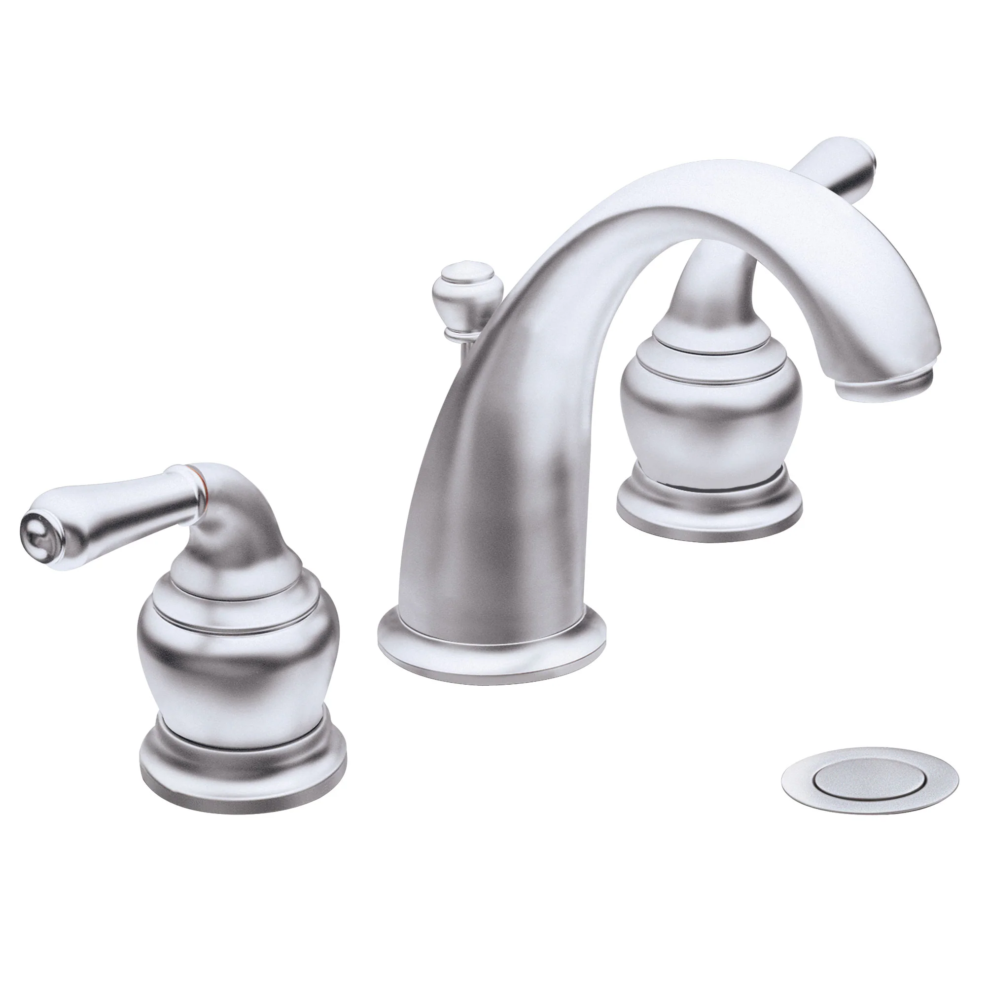Monticello Chrome two-handle high arc bathroom faucet - Image 7