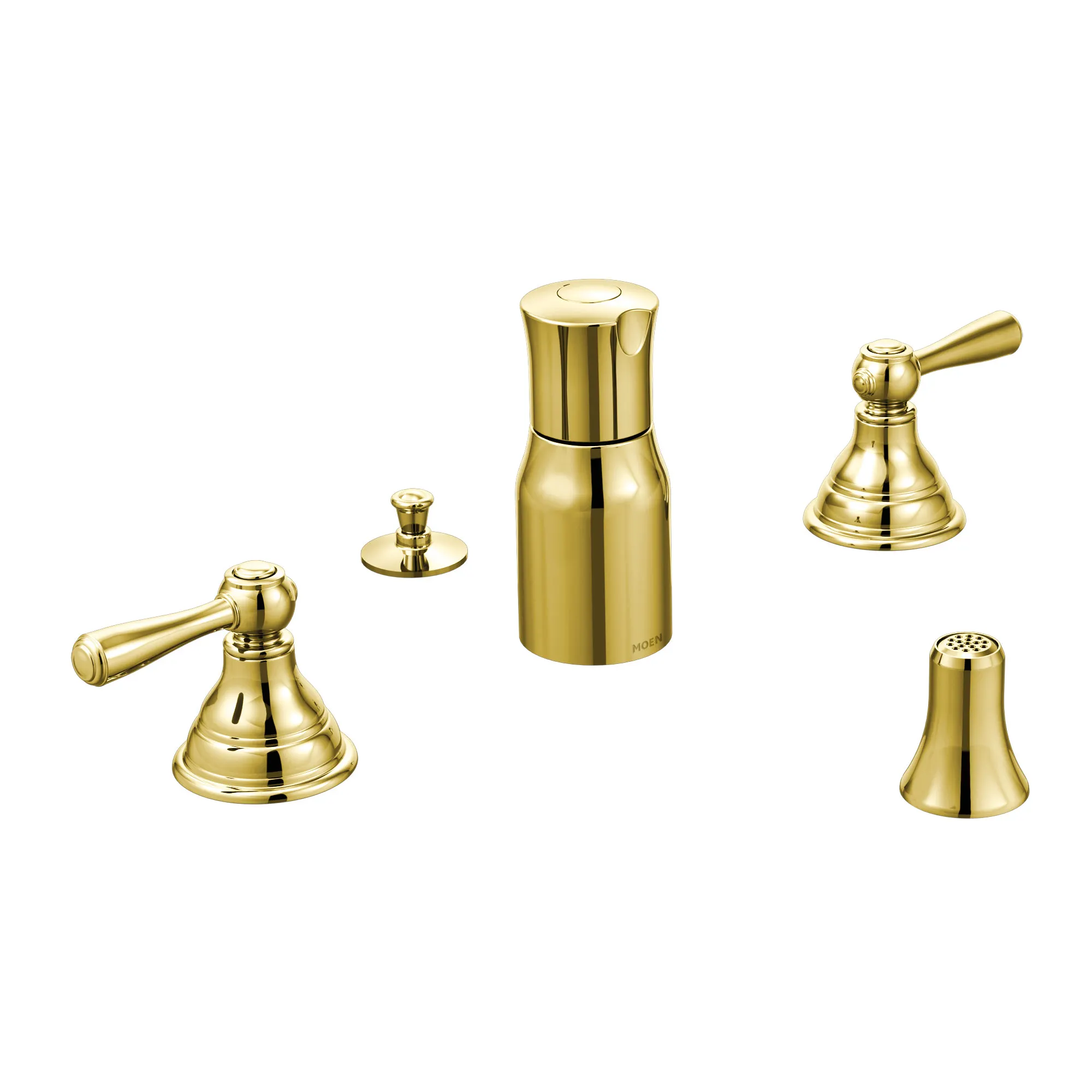 Kingsley Chrome Two-Handle Bidet Faucet - Image 4