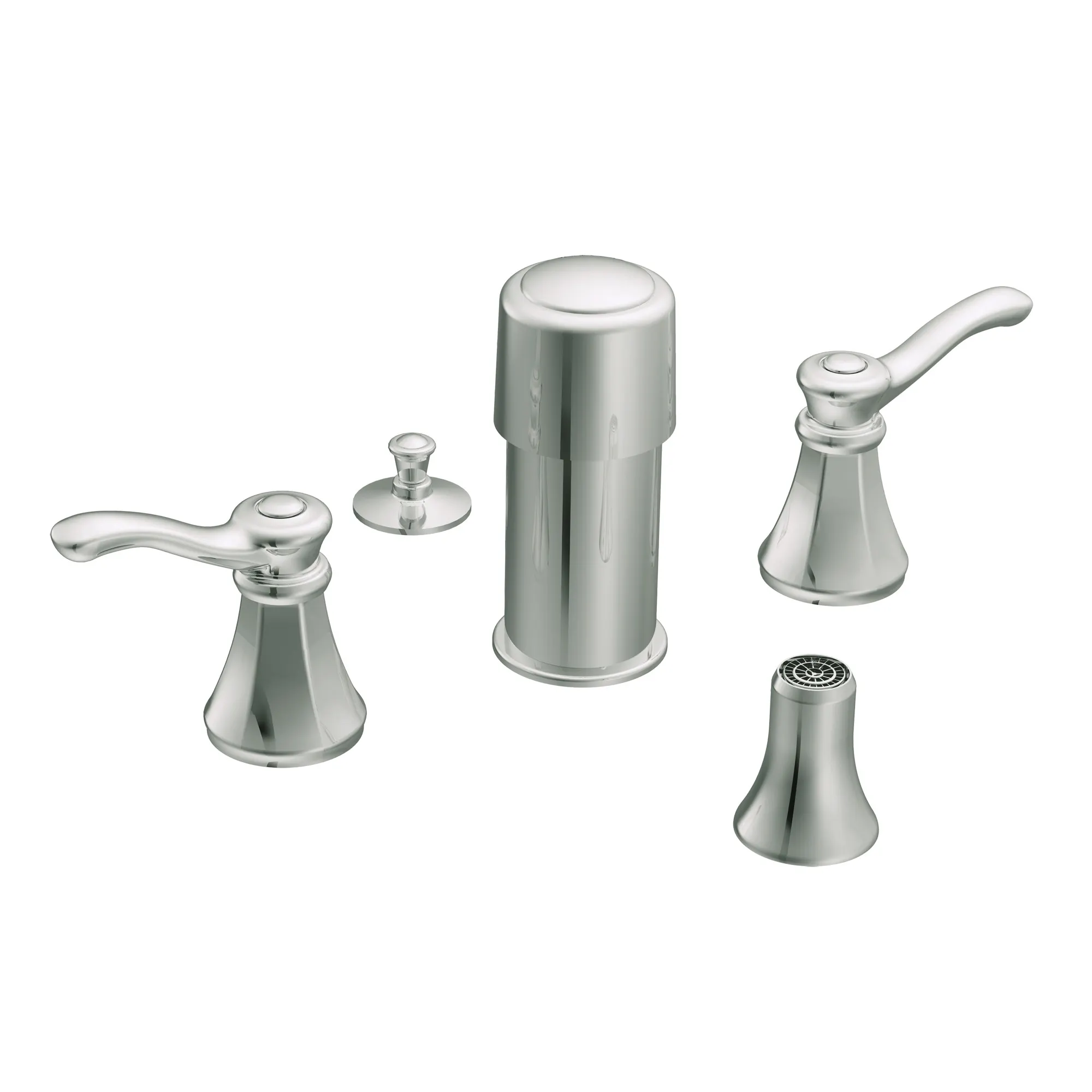 Vestige Chrome two-handle bidet faucet - Image 2