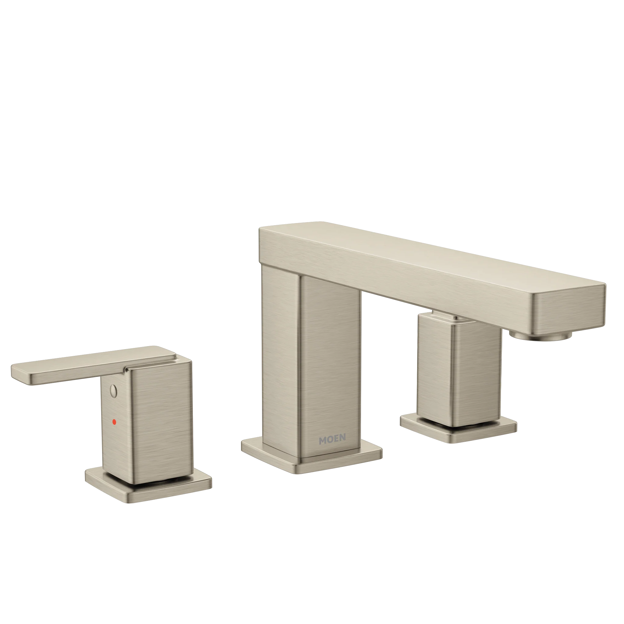 Chrome two-handle non diverter roman tub faucet - Image 5