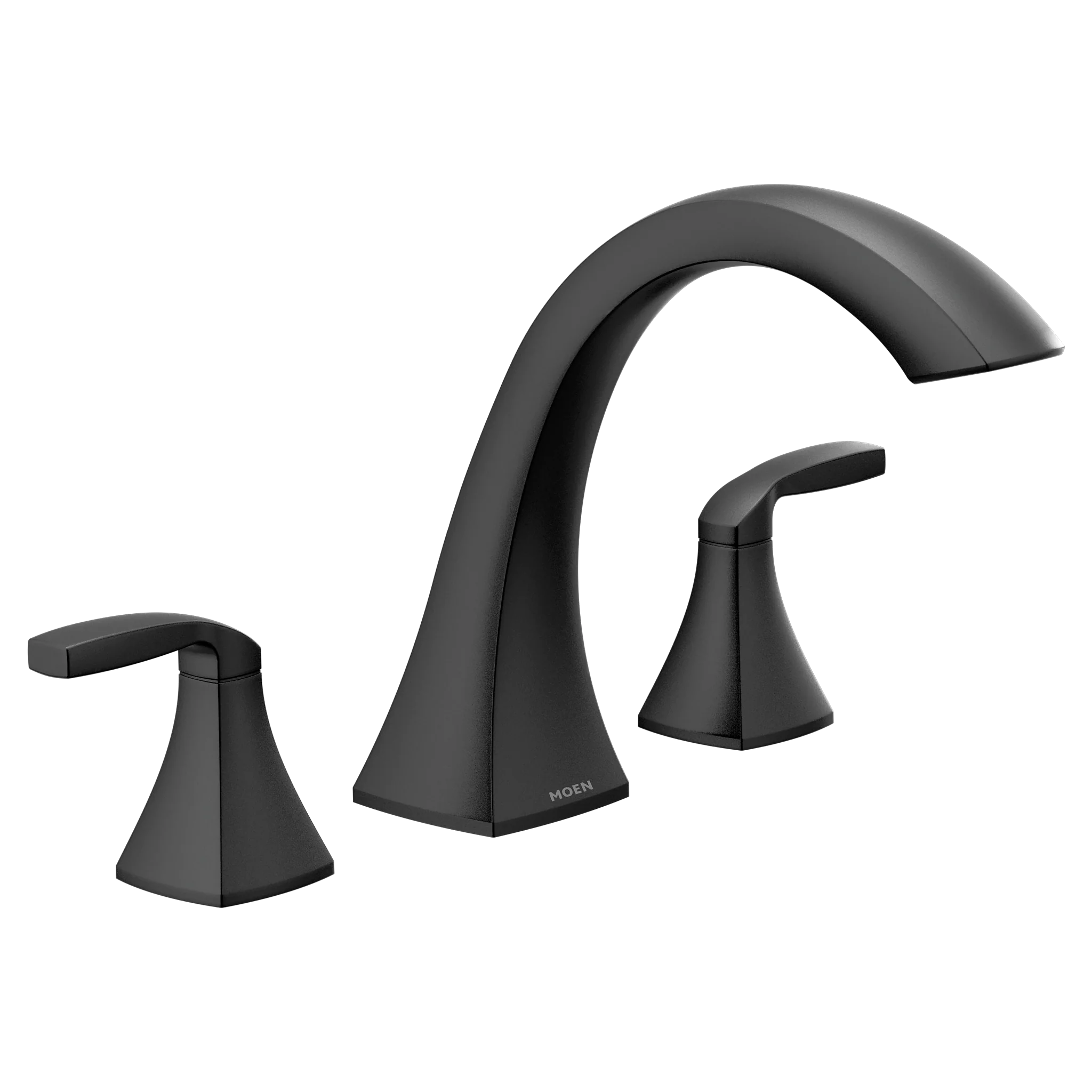 Voss Chrome Two-Handle High Arc Roman Tub Faucet - Image 3