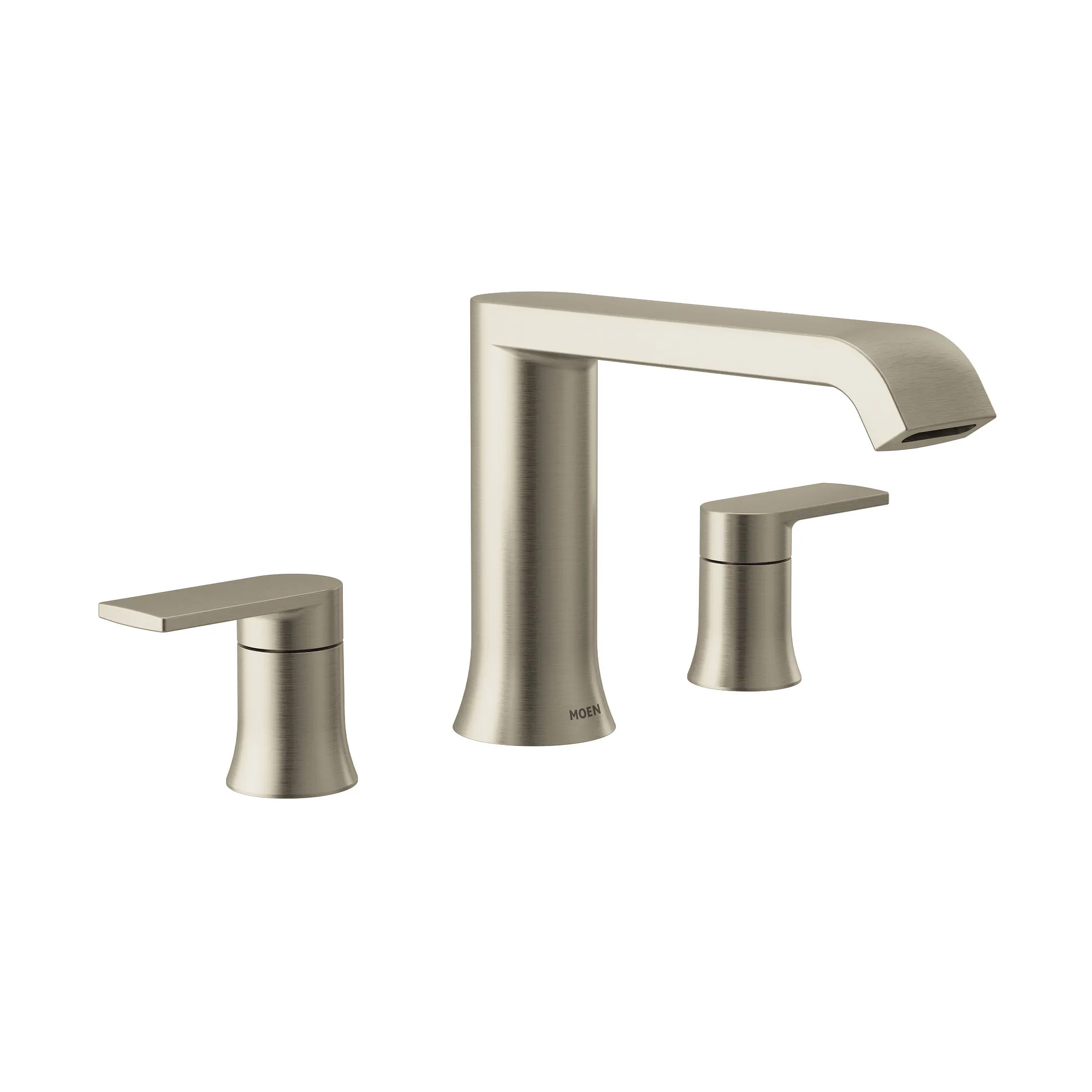 Genta LX Chrome Two-Handle Low Arc Roman Tub Faucet - Image 6