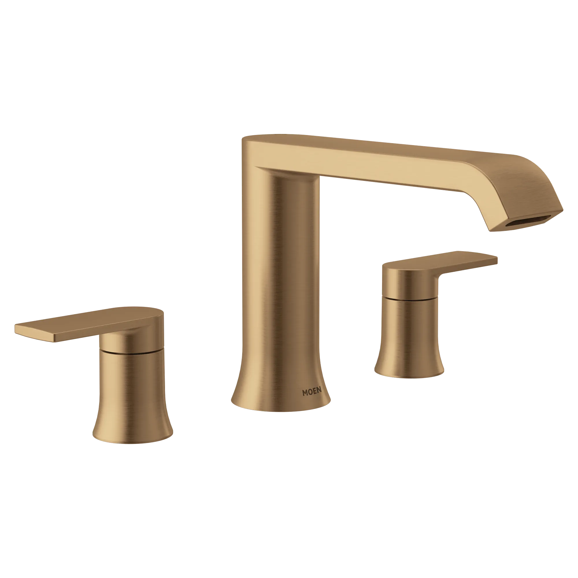 Genta LX Chrome Two-Handle Low Arc Roman Tub Faucet - Image 8