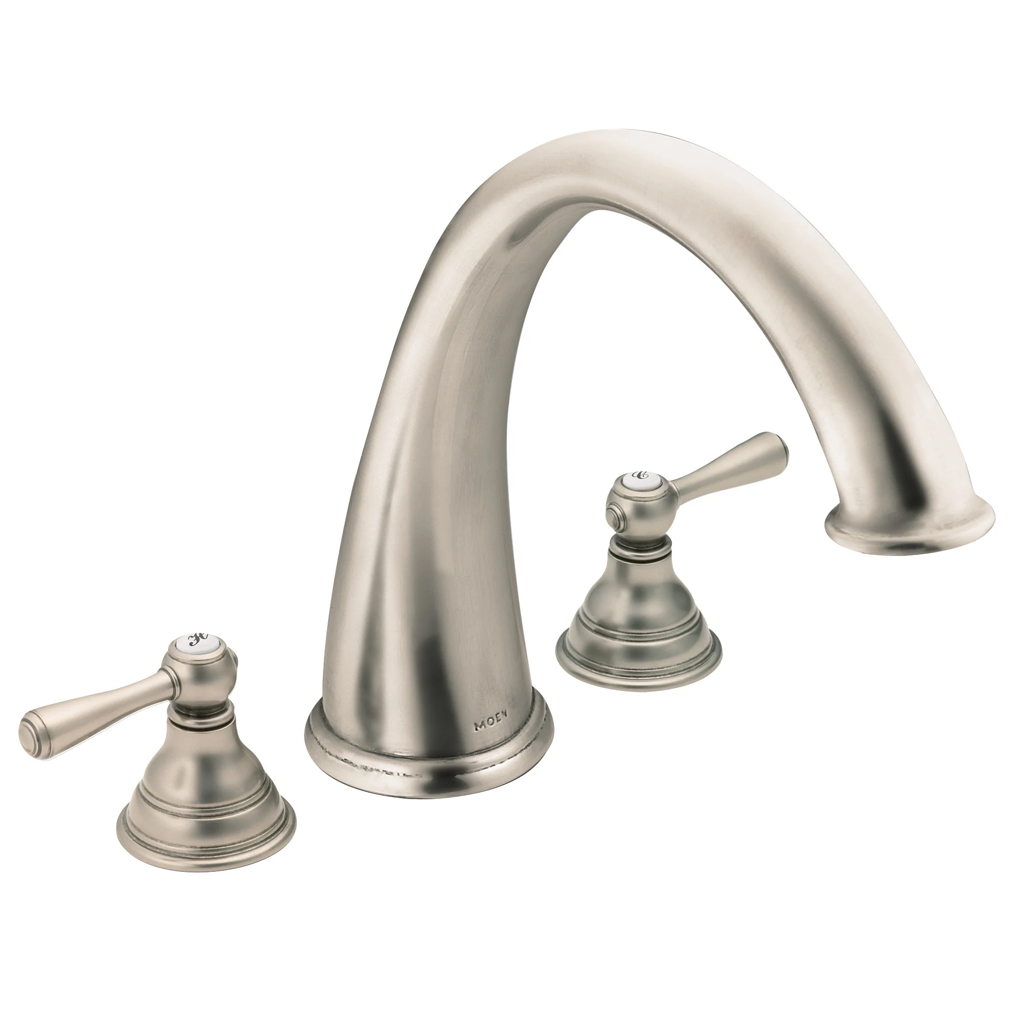 Kingsley Chrome Two-Handle High Arc Roman Tub Faucet - Image 7