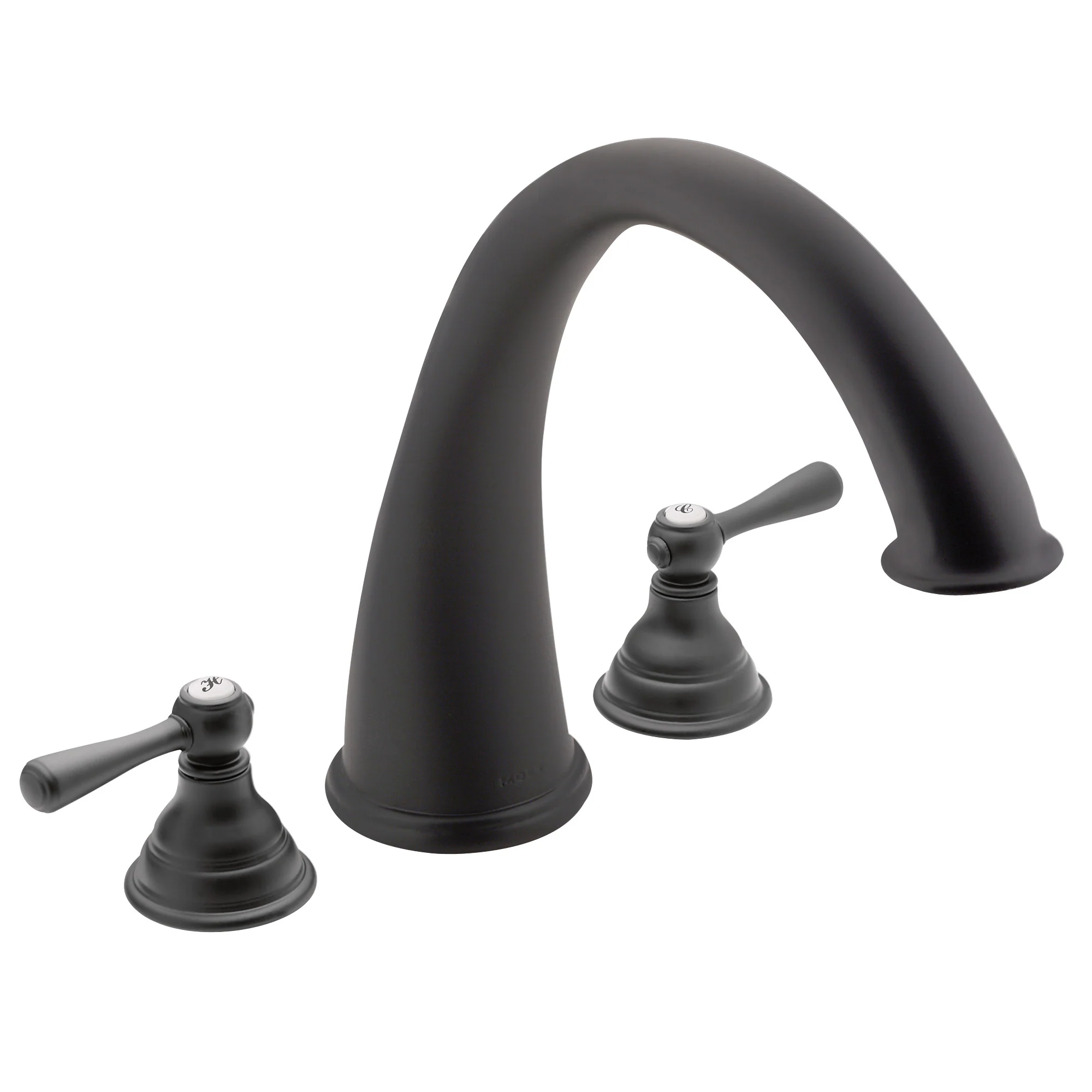 Kingsley Chrome Two-Handle High Arc Roman Tub Faucet - Image 9
