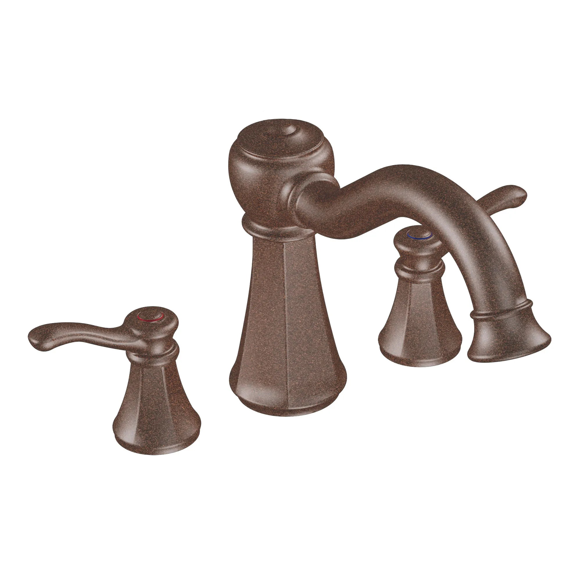 Vestige Chrome two-handle high arc roman tub faucet - Image 4