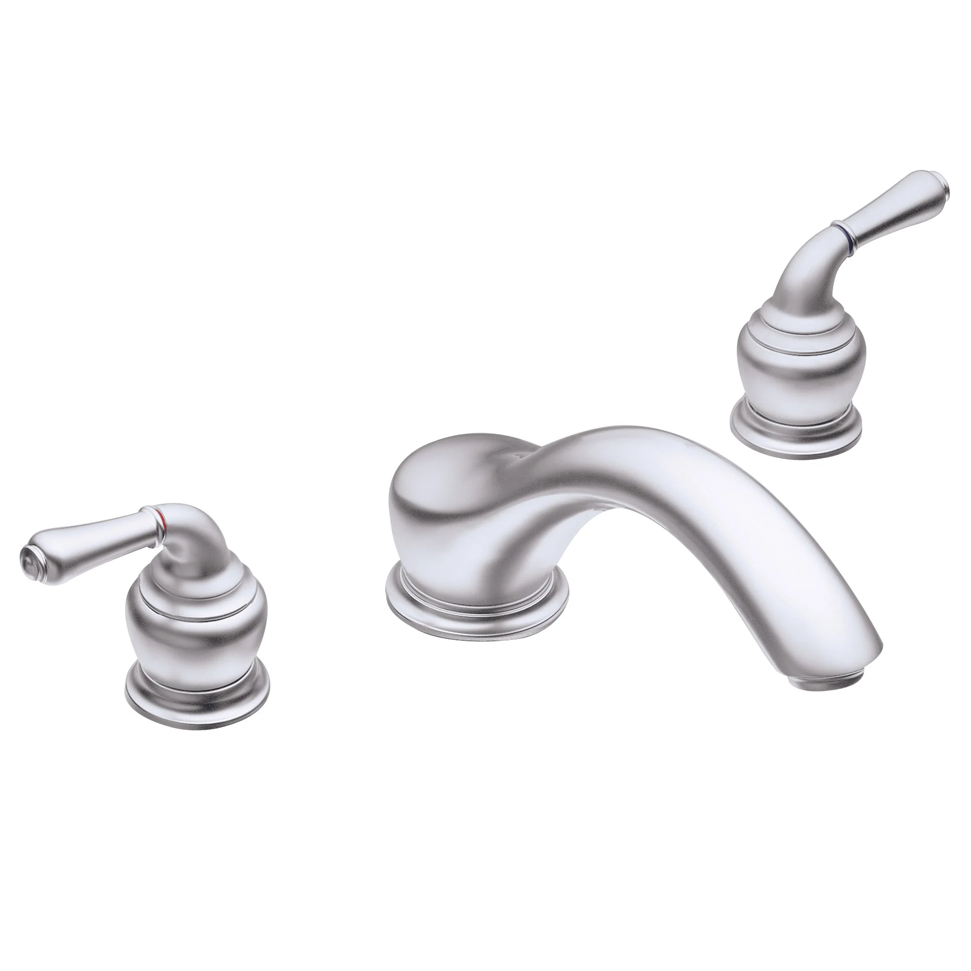 Monticello Chrome two-handle low arc roman tub faucet - Image 5
