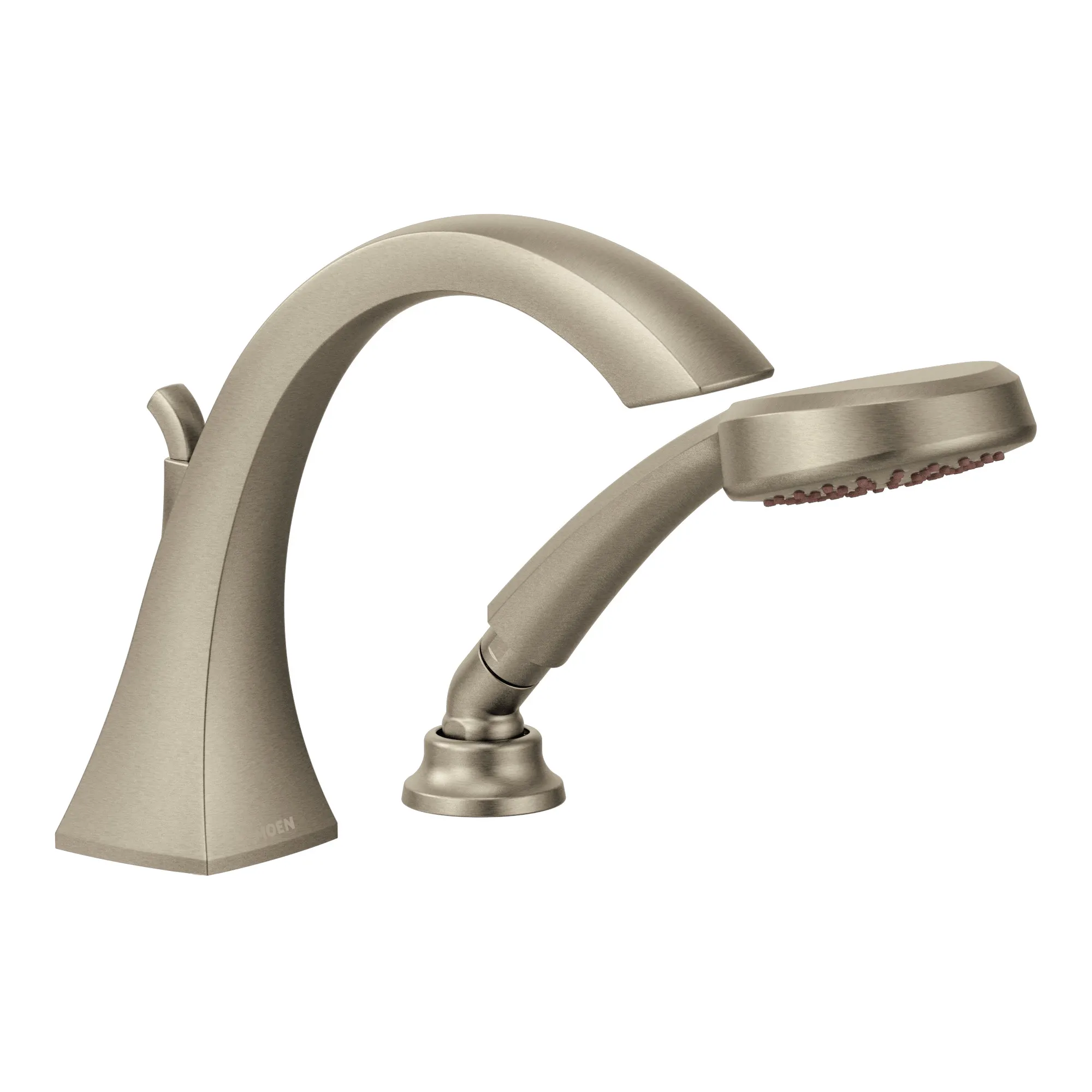 Voss Chrome high arc roman tub faucet includes hand shower - Image 6