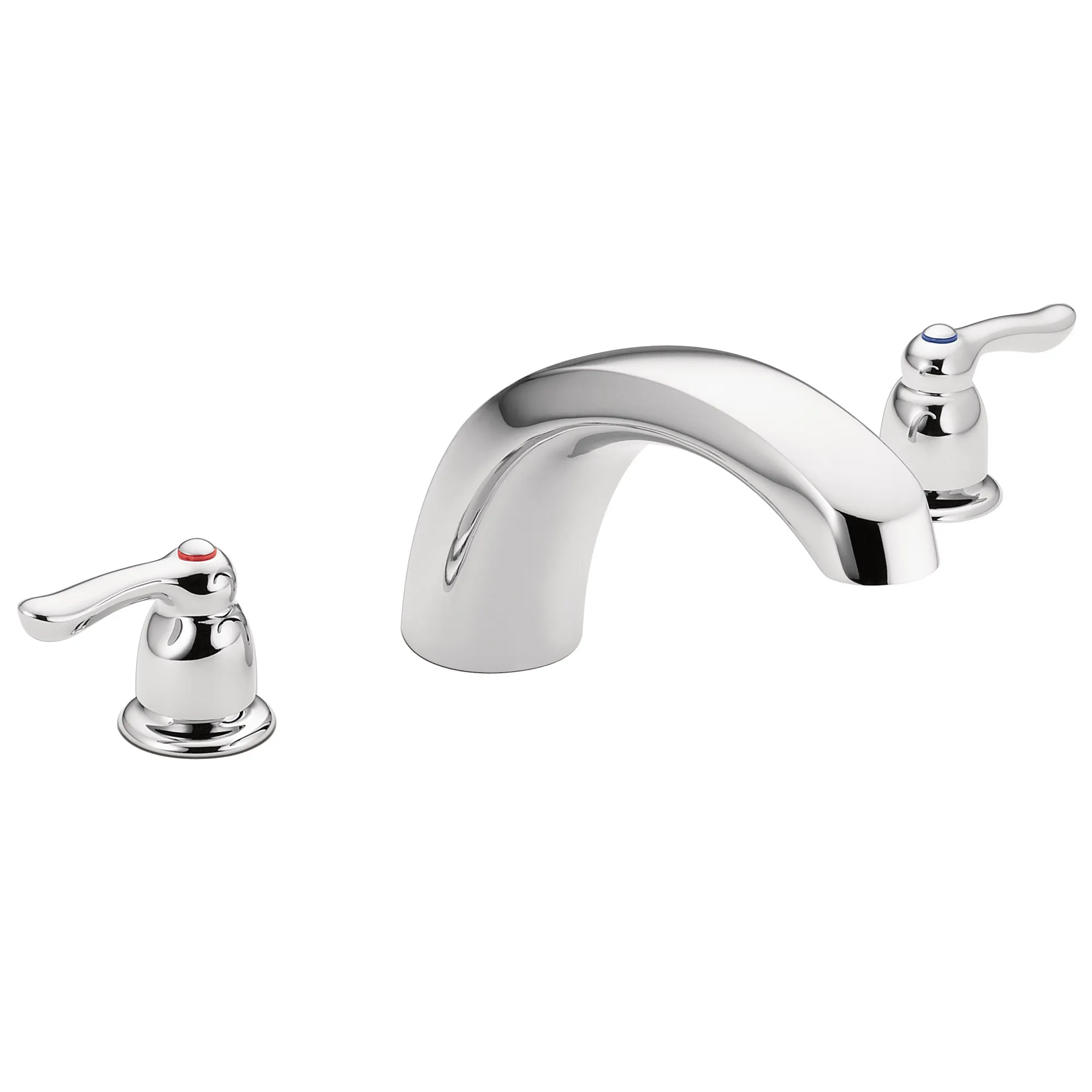 Chateau Chrome Two-Handle Low Arc Roman Tub Faucet - Image 2