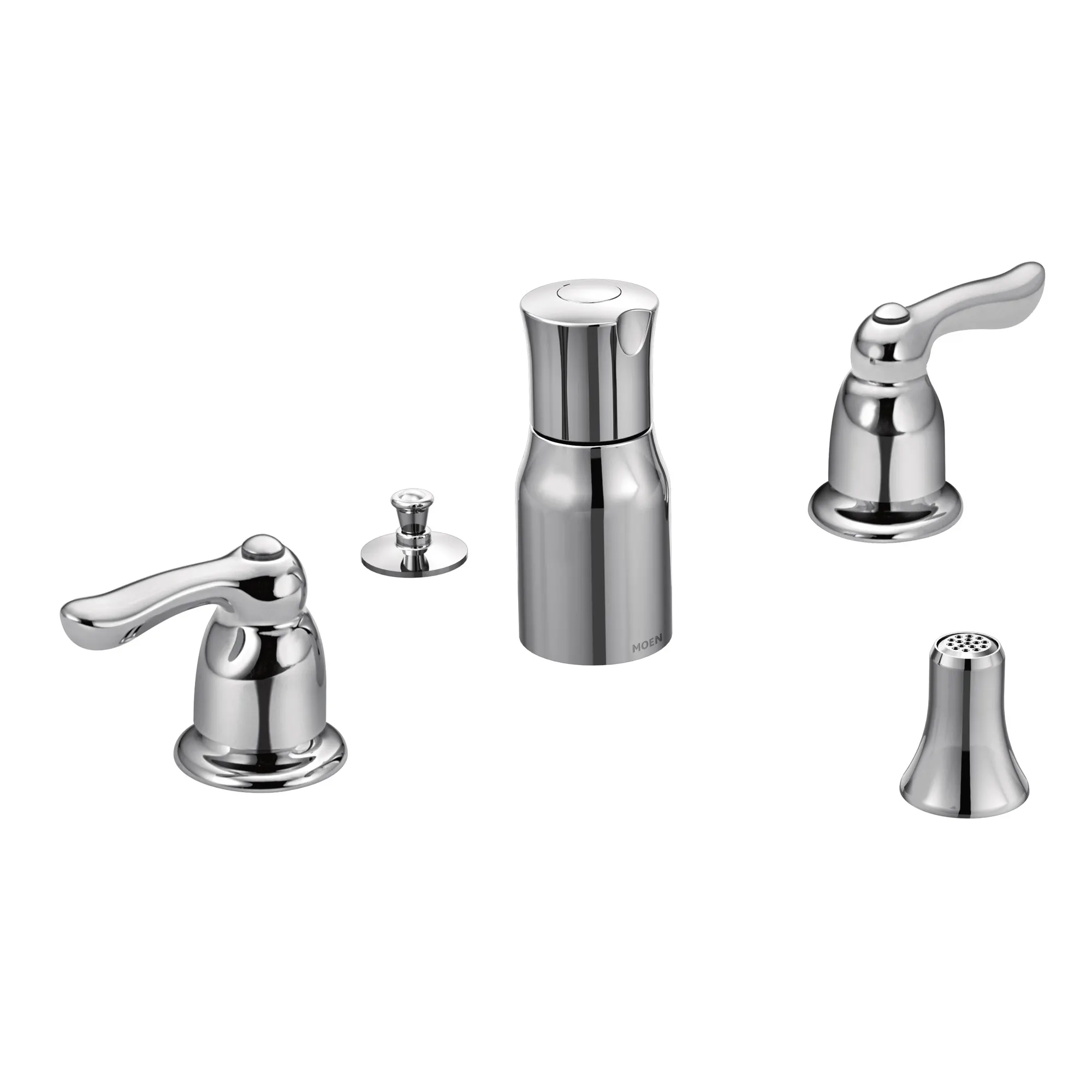Chateau Chrome Two-Handle Bidet Faucet - Image 2