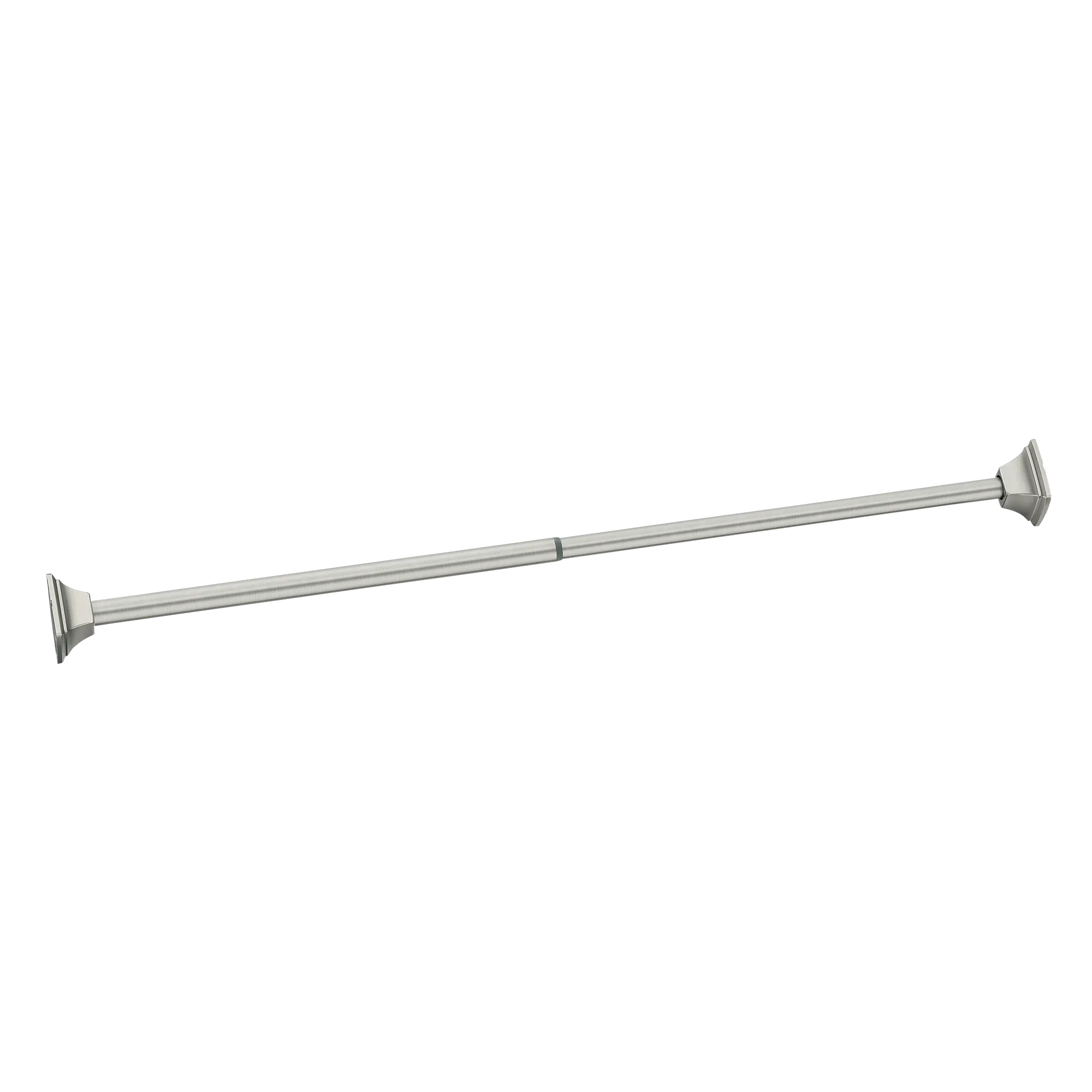 Tension Rod Straight Tension Shower Rod Brushed Nickel - Image 2