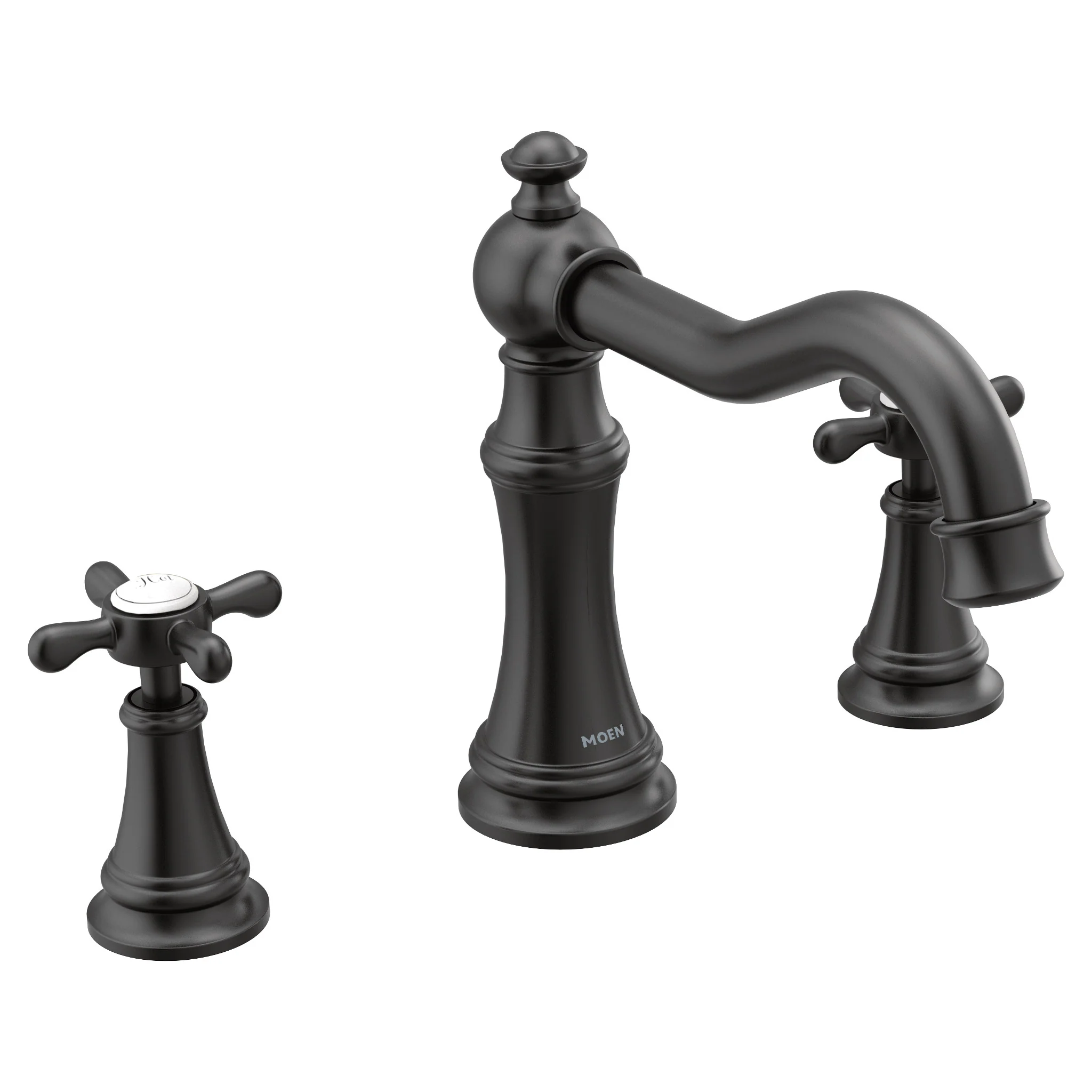 Weymouth Chrome Two-Handle High Arc Roman Tub Faucet - Image 3
