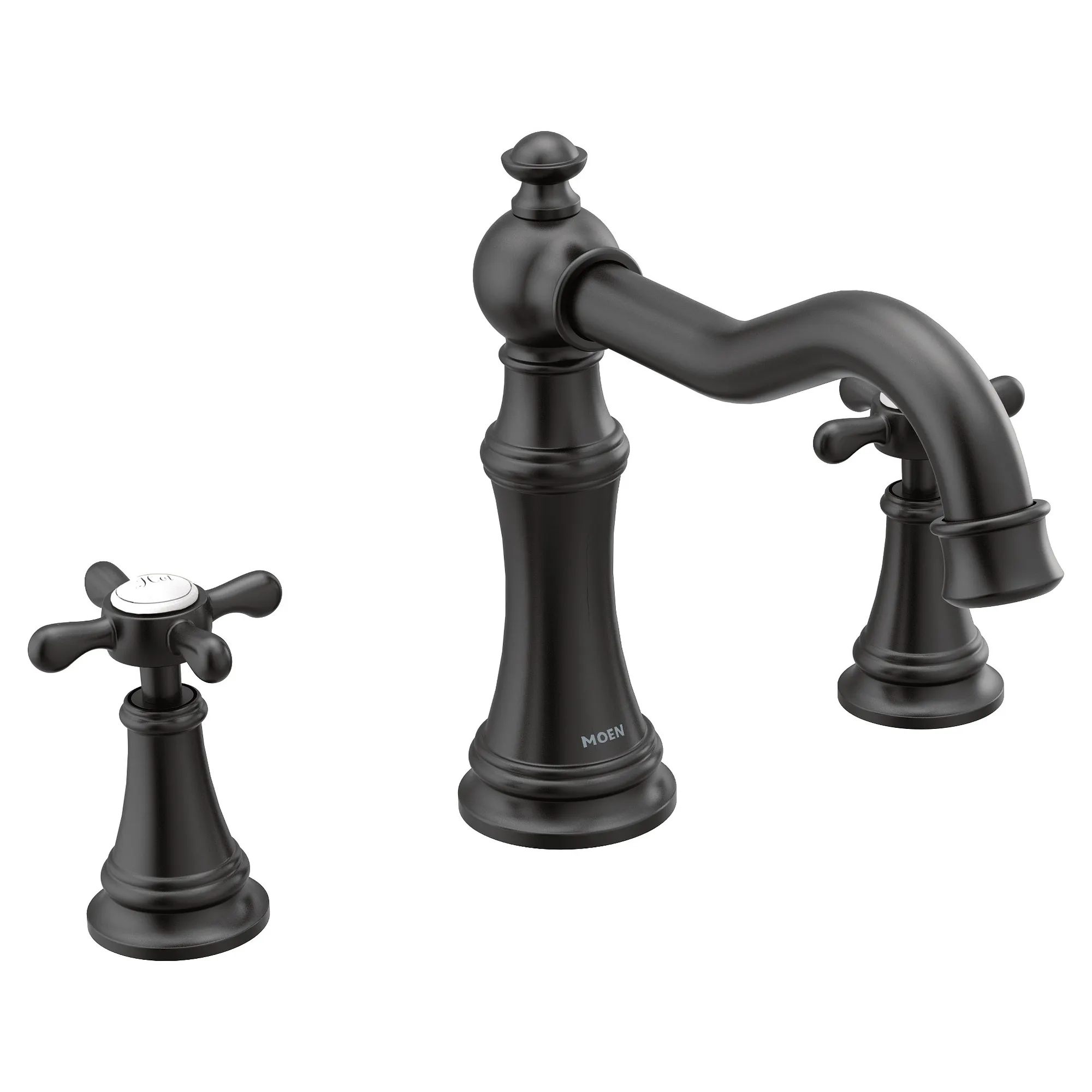 Weymouth Chrome Two-Handle High Arc Roman Tub Faucet - Image 4