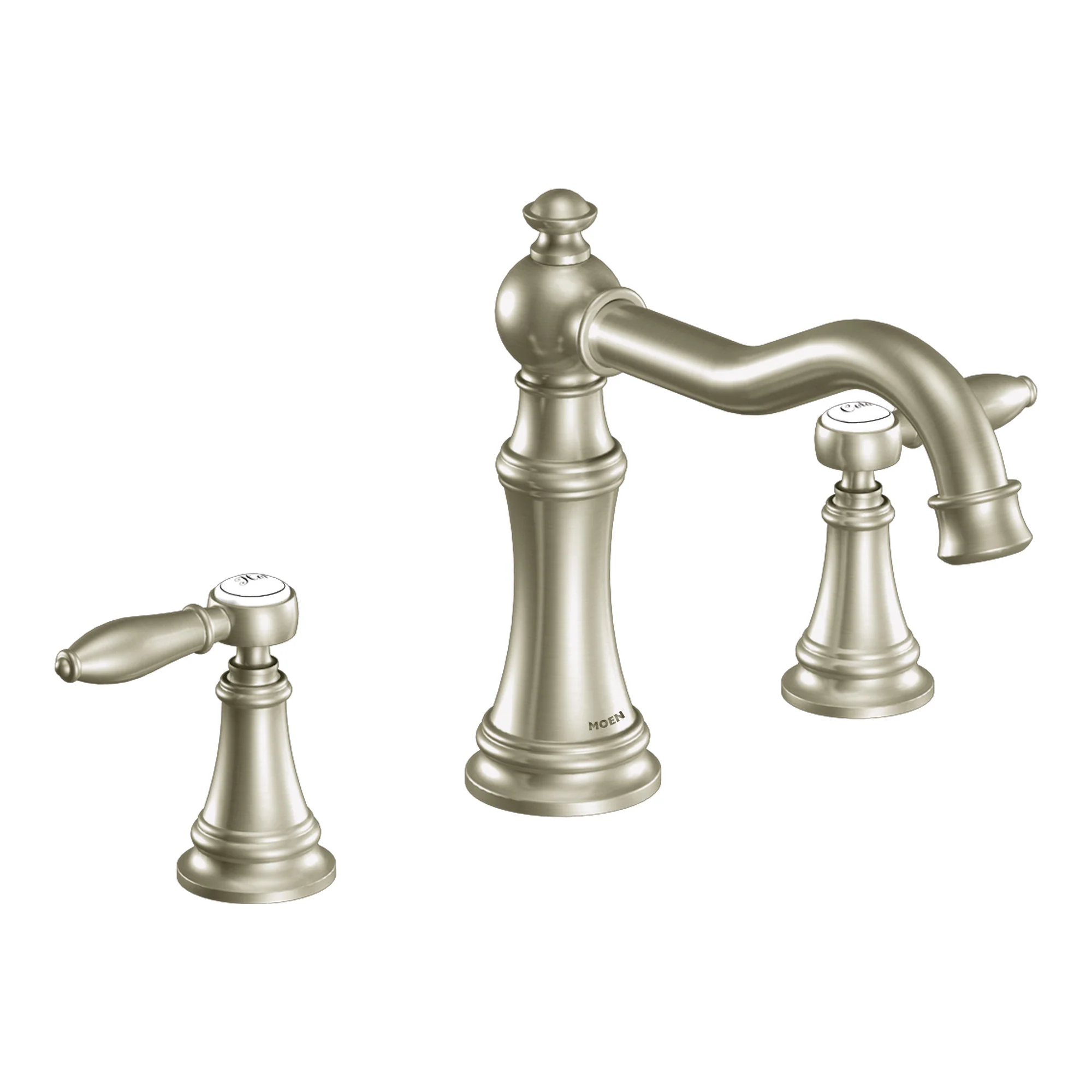 Weymouth Chrome Two-Handle High Arc Roman Tub Faucet - Image 9