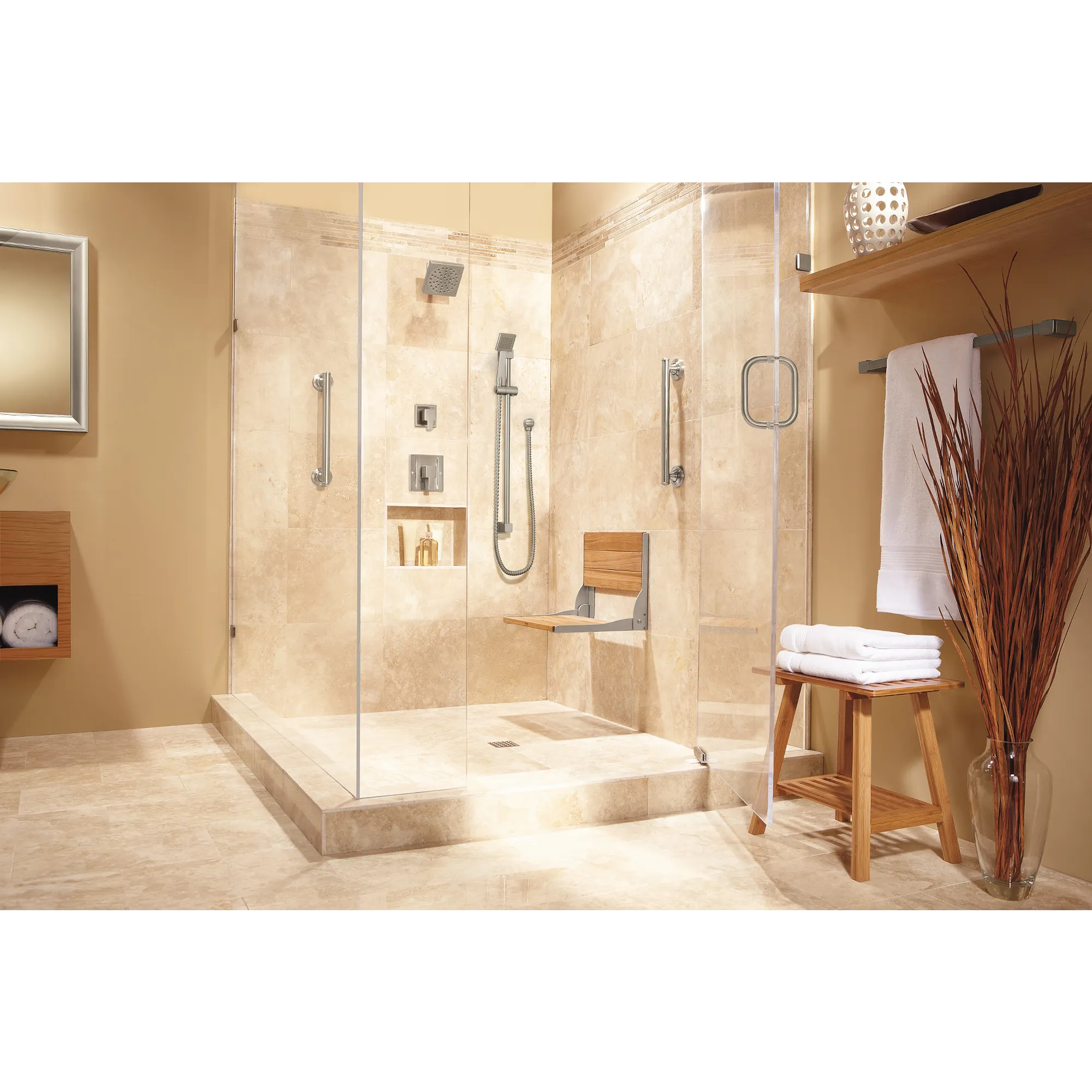 90 Degree Chrome Transfer Tub/Shower - Image 9