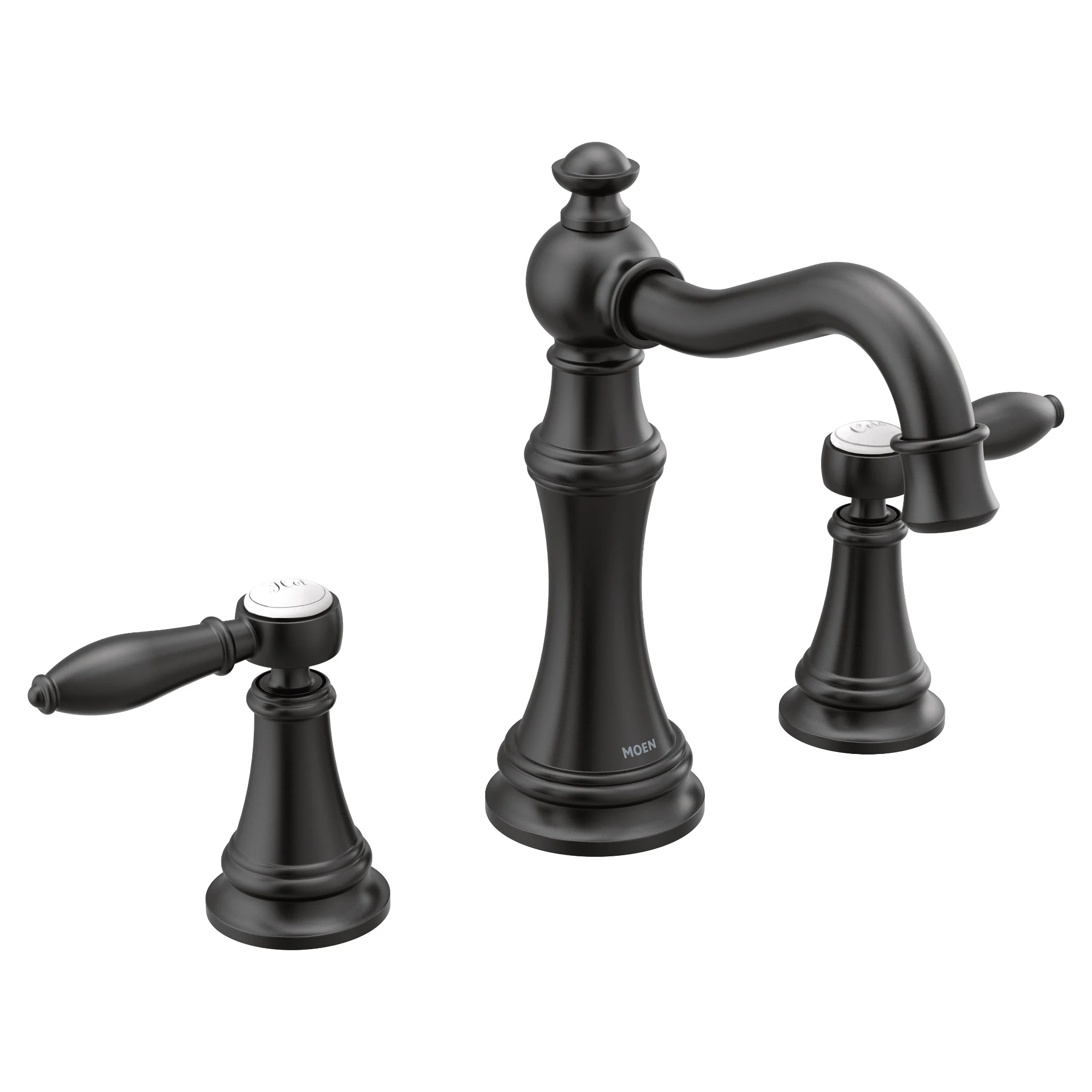 Weymouth Chrome Two-Handle High Arc Bathroom Faucet - Image 5