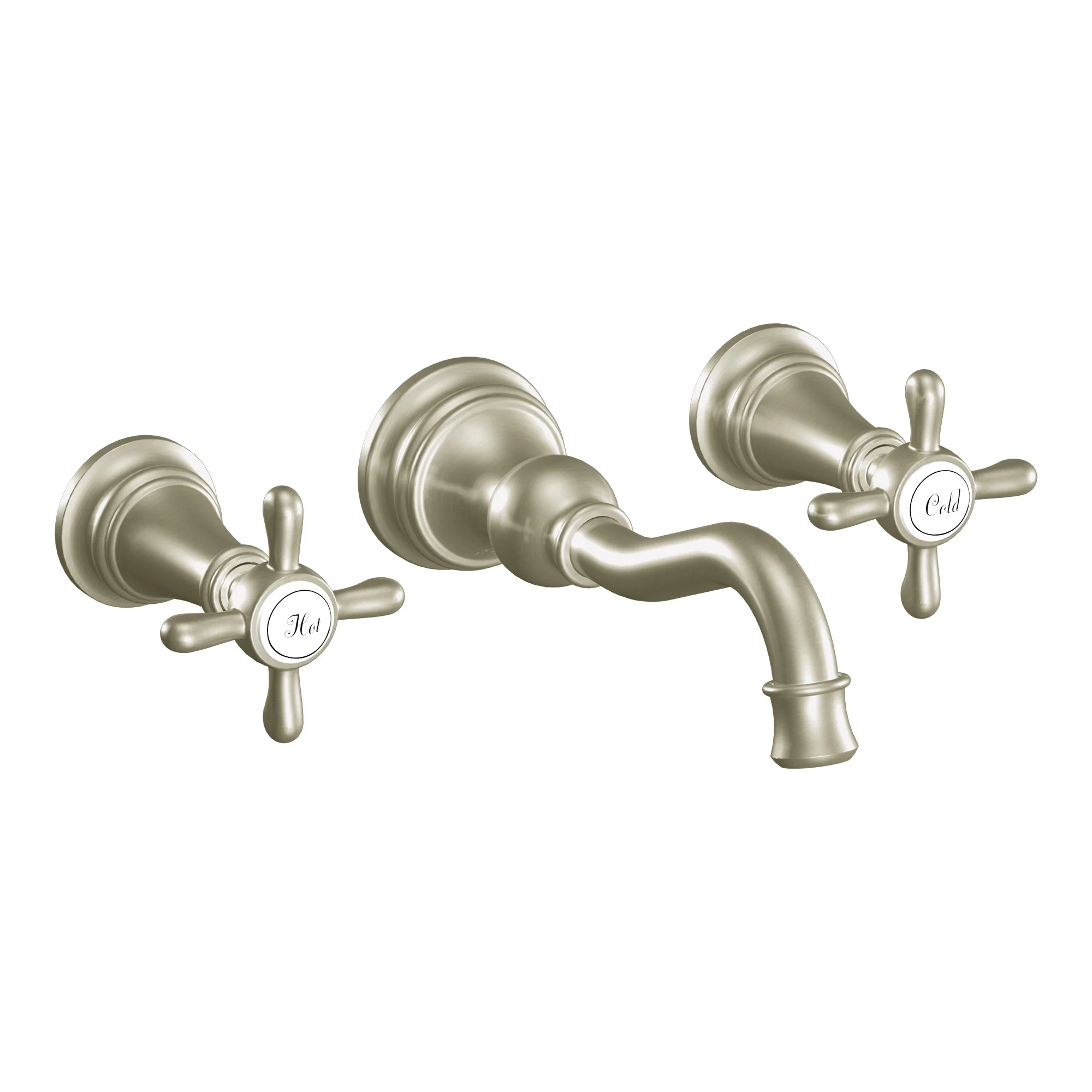 Weymouth Chrome Two-Handle High Arc Wall Mount Bathroom Faucet - Image 14