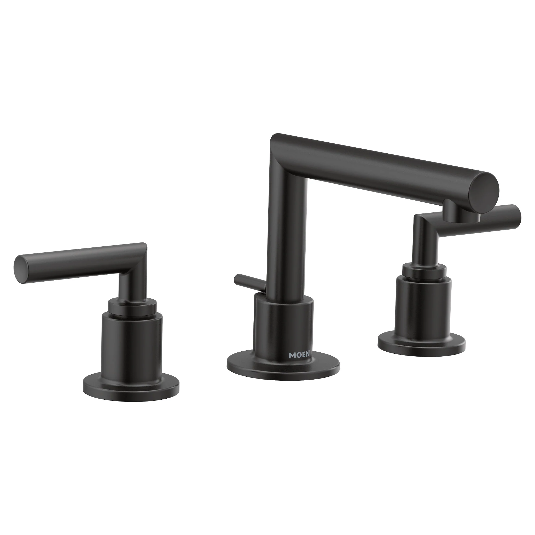 Arris Chrome Two-Handle Low Arc Bathroom Faucet - Image 12