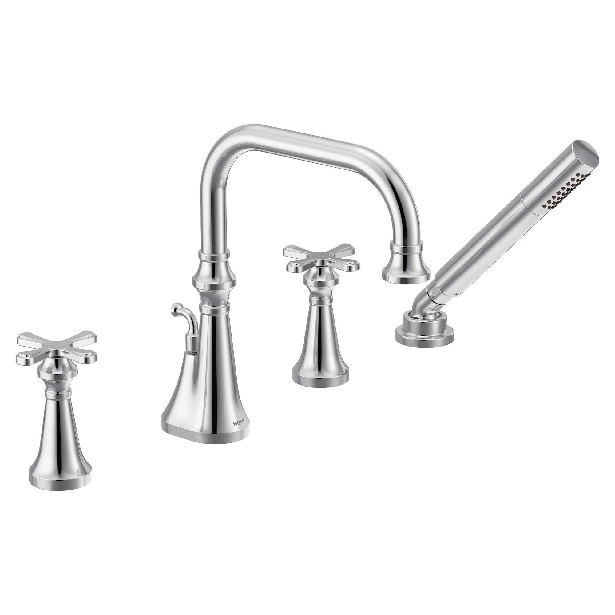 Colinet Chrome two-handle high arc roman tub faucet - Image 2