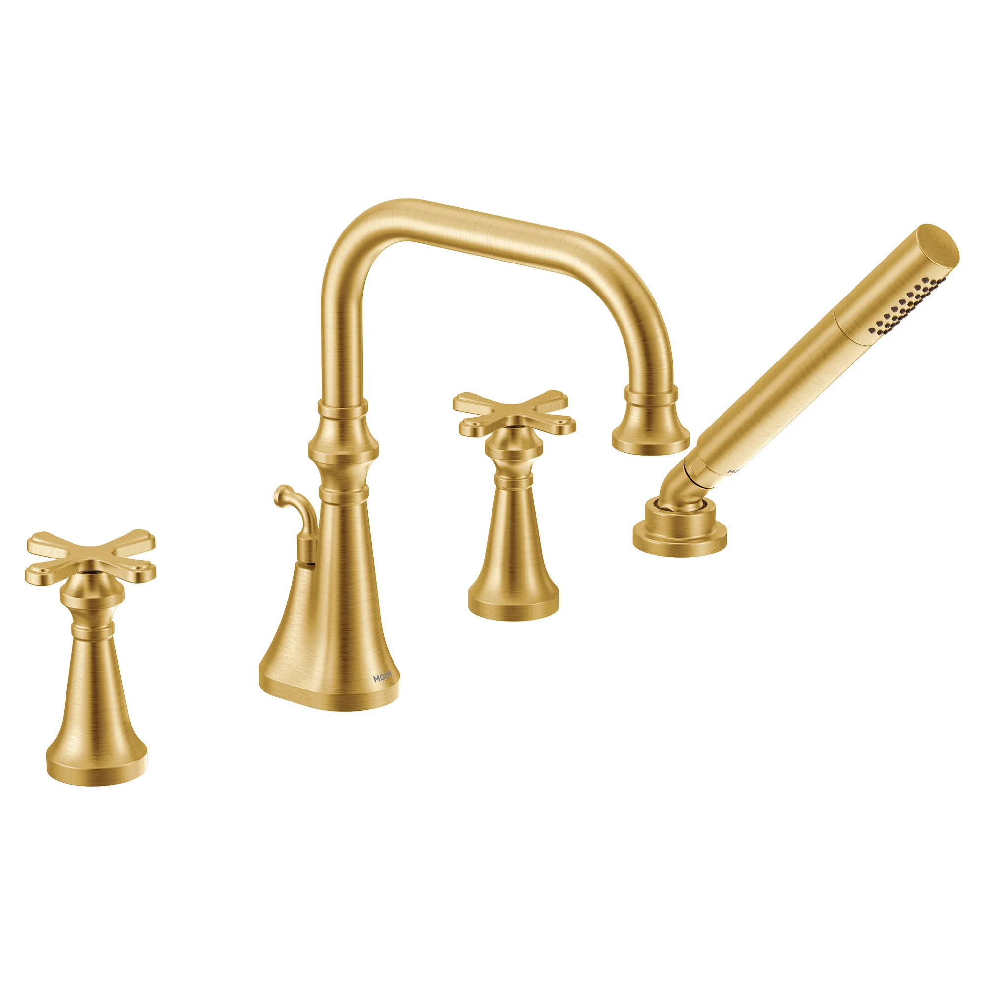 Colinet Chrome two-handle high arc roman tub faucet - Image 8