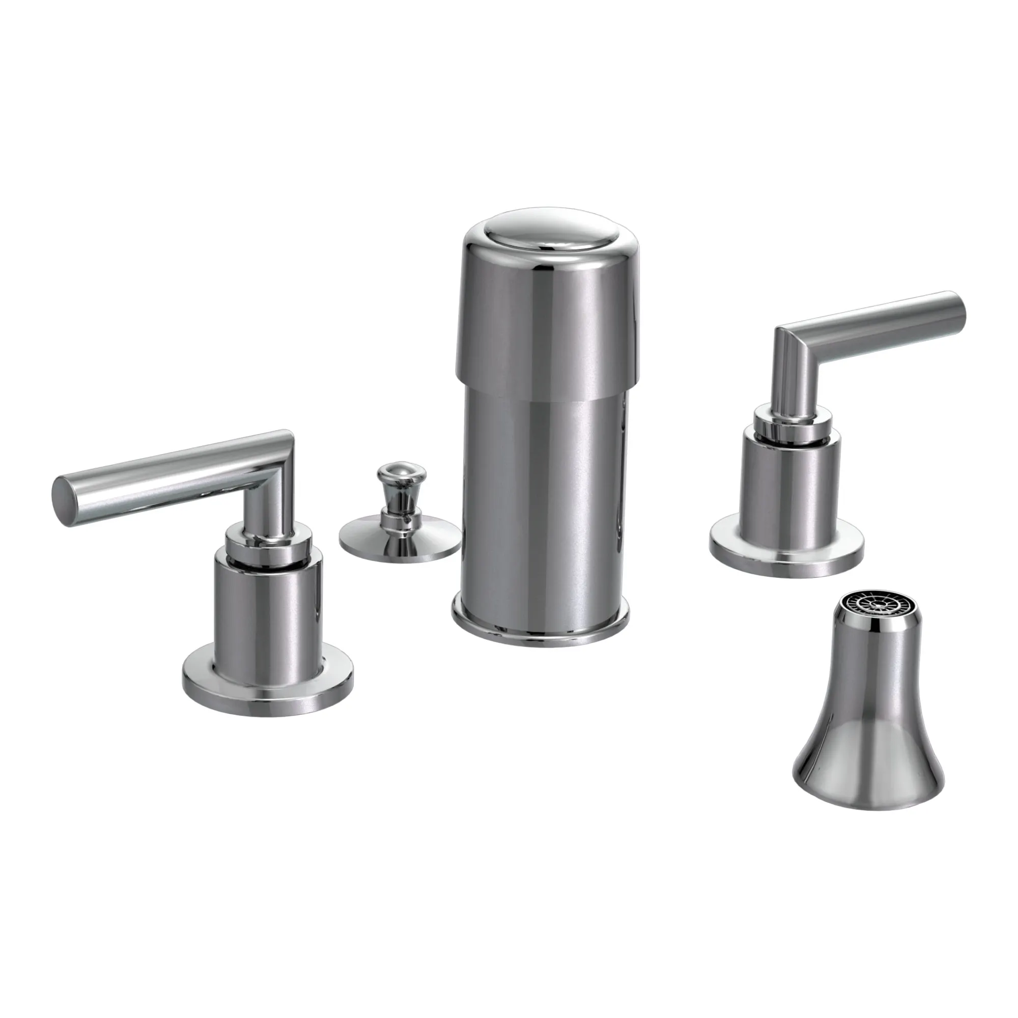 Arris Chrome two-handle bidet faucet - Image 2