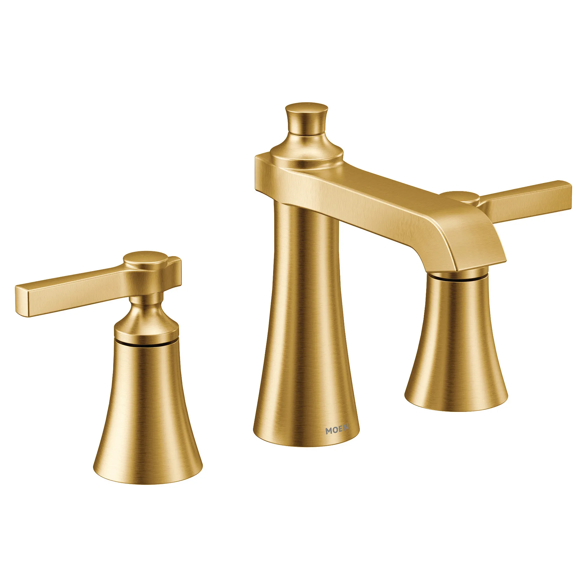 Flara Chrome Two-Handle High Arc Bathroom Faucet - Image 14