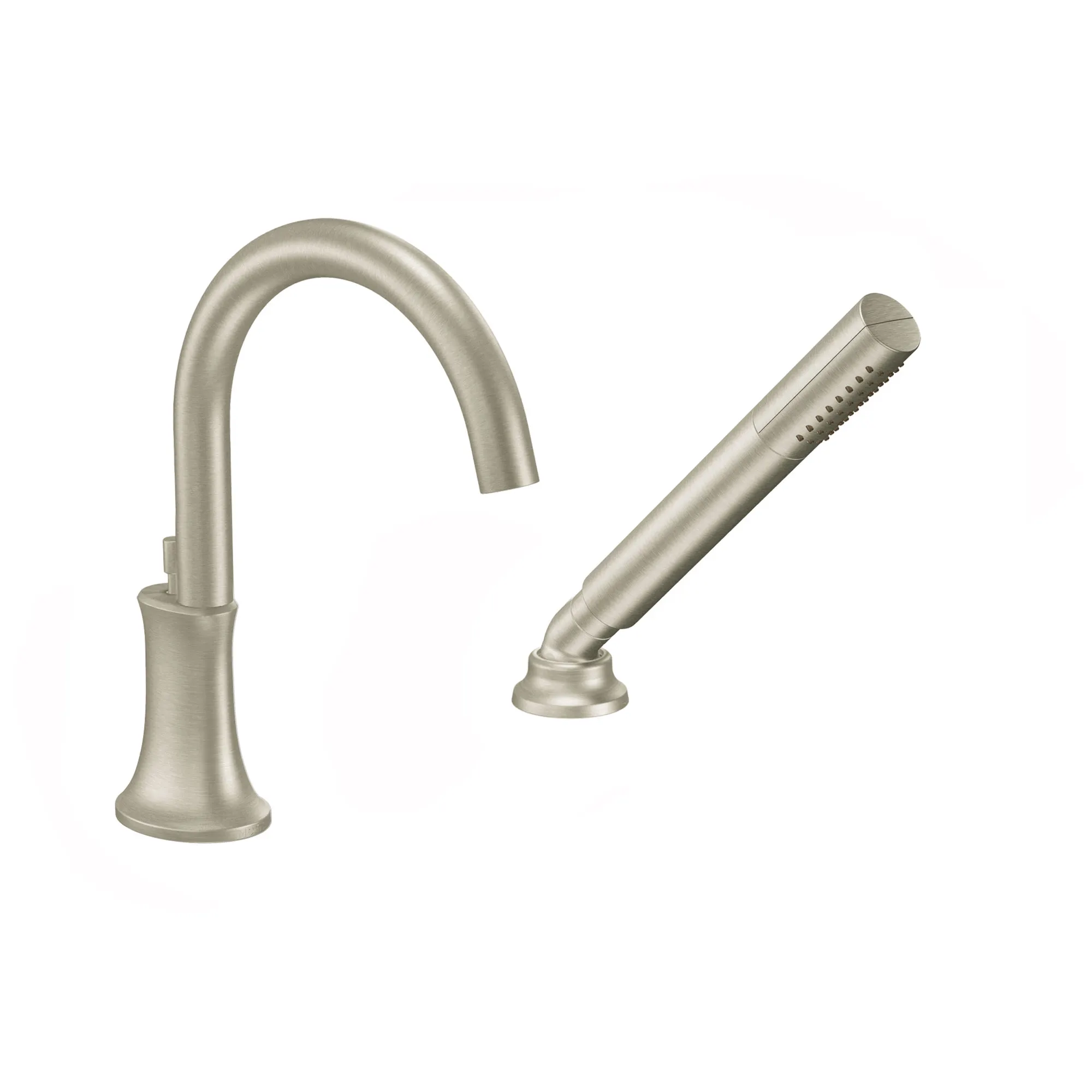 Icon Chrome high arc roman tub faucet includes hand shower - Image 6