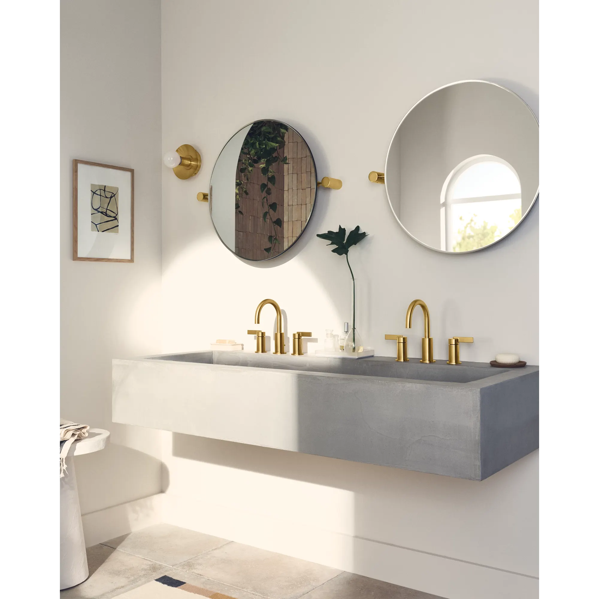 Cia Chrome two-handle high arc bathroom faucet - Image 13