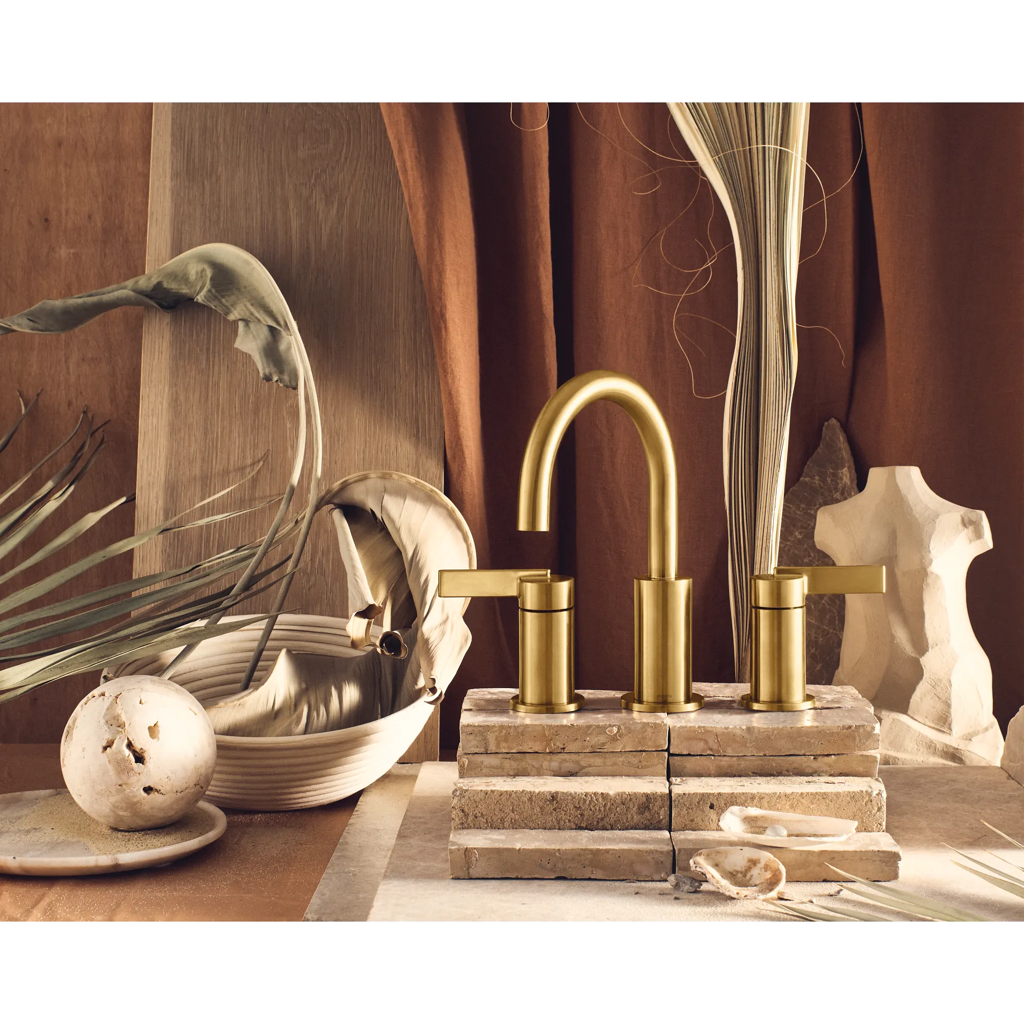 Cia Chrome two-handle high arc bathroom faucet - Image 17