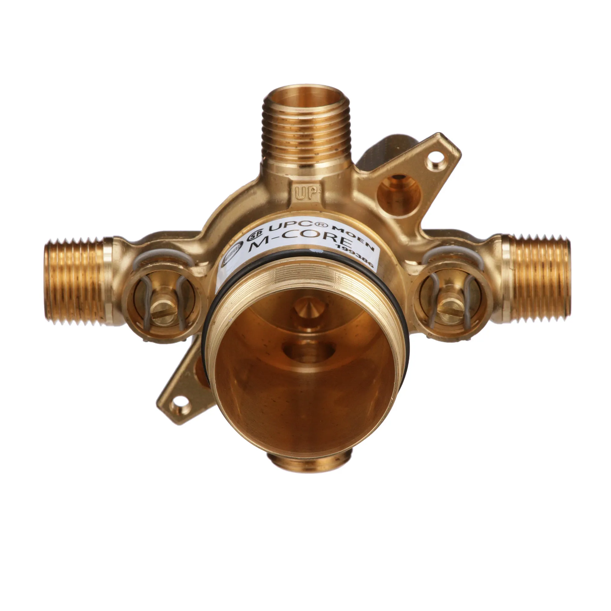 M-CORE 4 Port 1/2" Cpvc With Cc/ips Tub Outlet Connection Includes Stops - Image 2