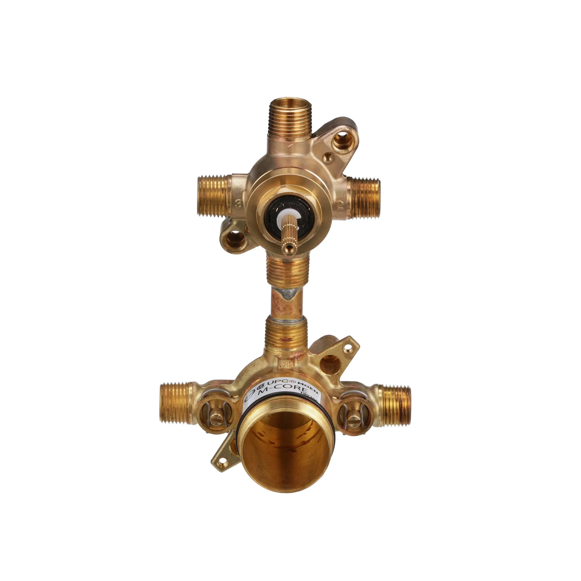 M-CORE Transfer 1/2" Cc/ips Connection Includes Pressure Balancing Stops Volume Control - Image 2