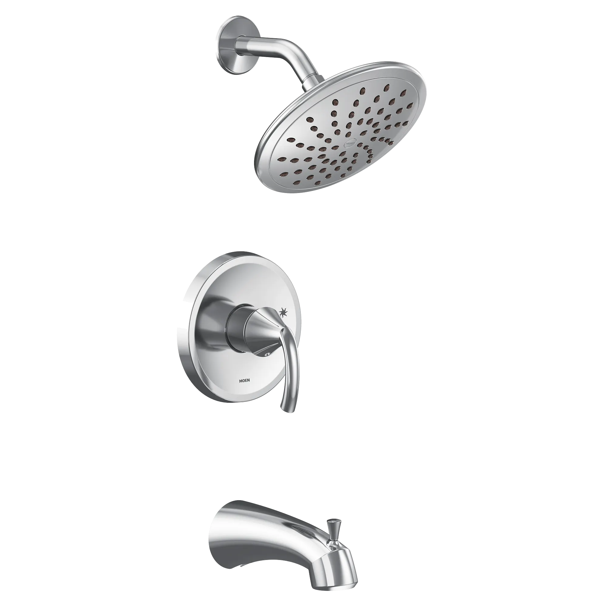 Glyde M-CORE 2-Series Tub and Shower Trim with Rainshower - Image 2
