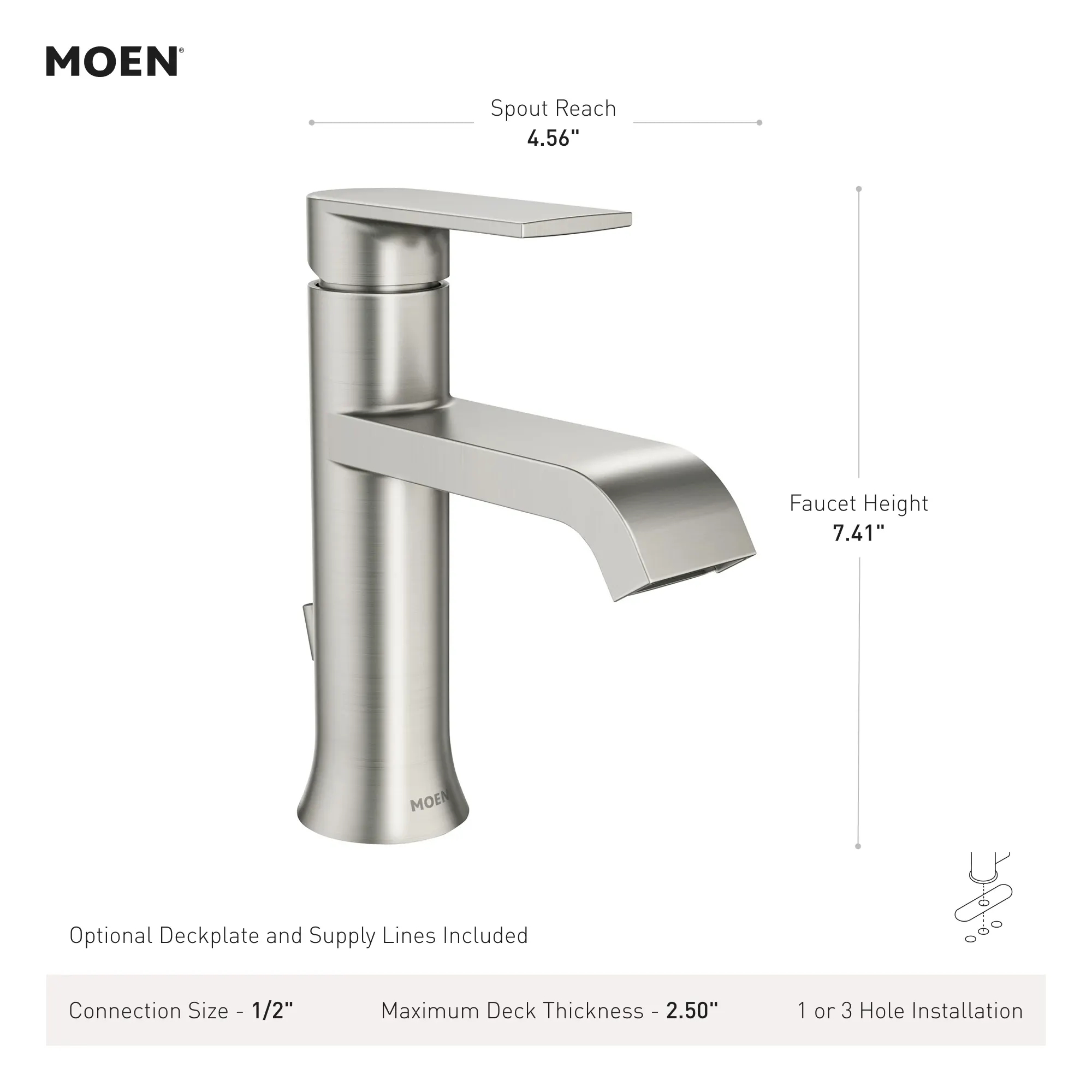 Genta One-handle Bathroom Sink Faucet - Image 17
